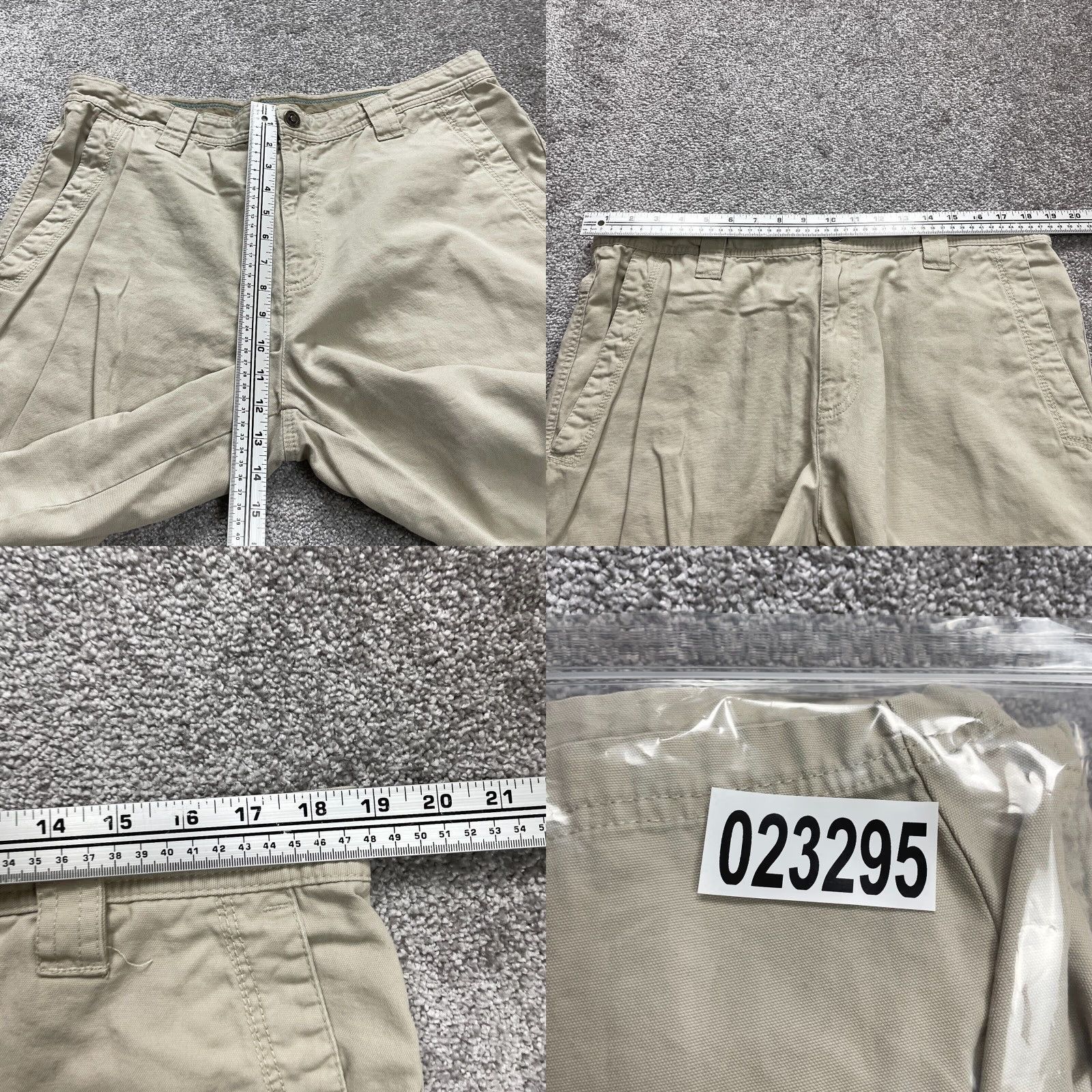 Vintage Columbia Omni Shield Cargo Chino Shorts Mens 38 Light Brown Flat Front Cotton Casual Size US 38 / EU 54 - 9 Thumbnail
