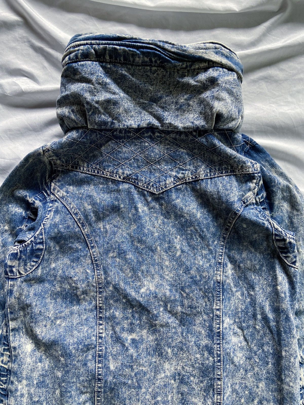 Japanese Brand CHIP CLIP STREET BLUE DENIM WASHED STYLE BONO ZIP JACKET Size US M / EU 48-50 / 2 - 17 Thumbnail