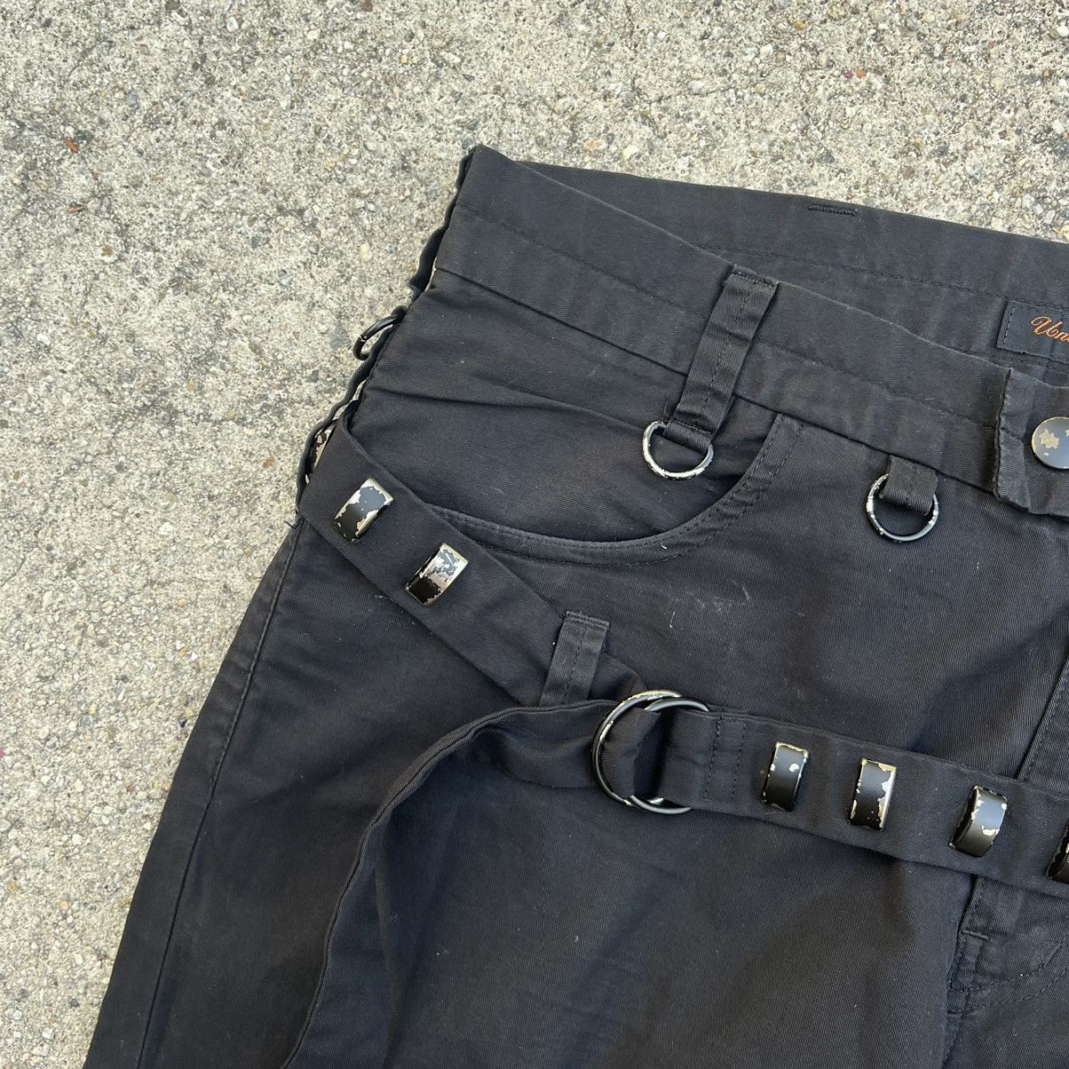 Undercover Undercover 06SS T Rockstar Skinny Black Pants Stud Belt Rare Size US 30 / EU 46 - 5 Thumbnail