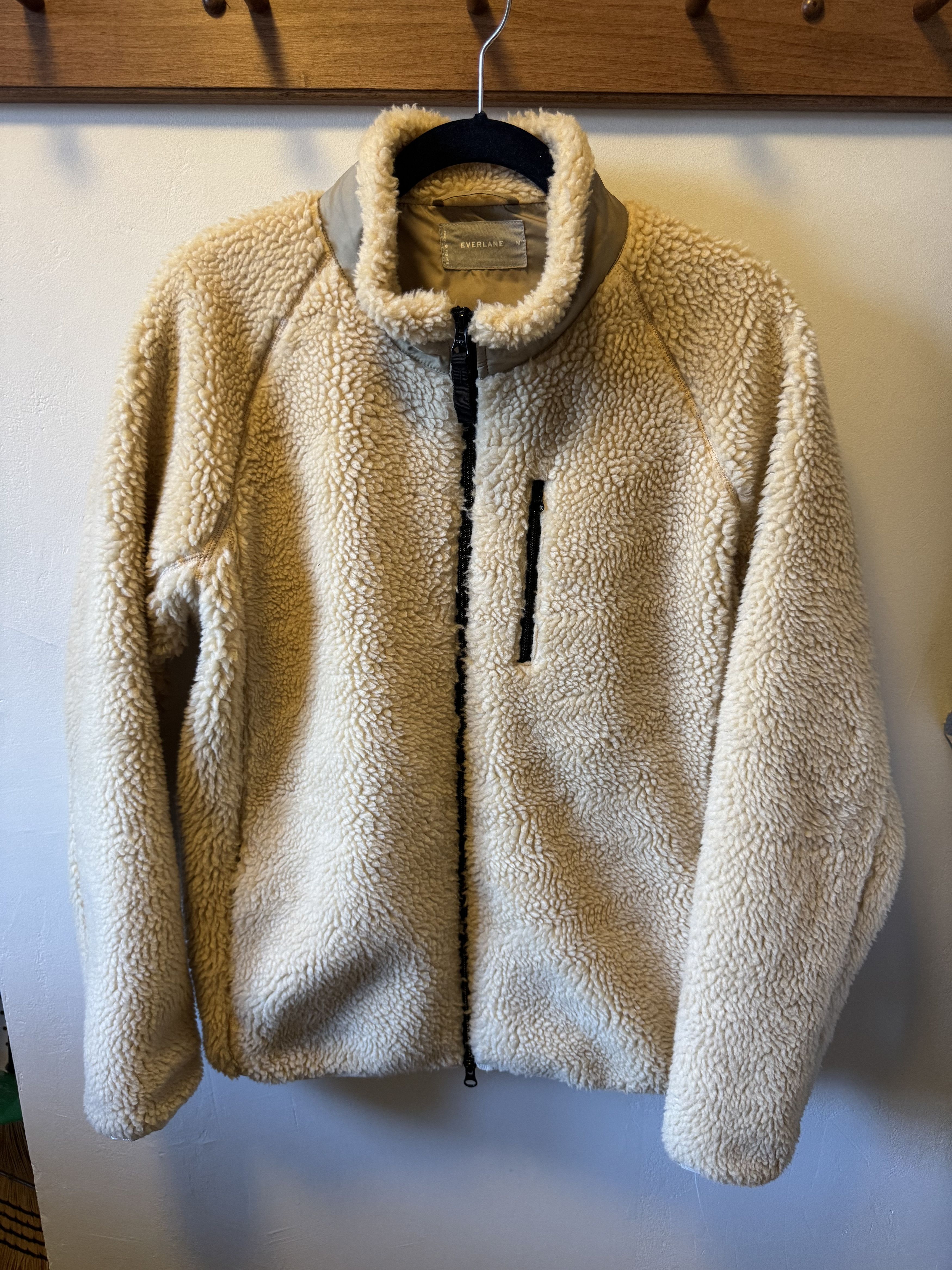 Everlane Everlane ReNew Sherpa Full Zip Pile Jacket Size US M / EU 48-50 / 2 - 1 Thumbnail