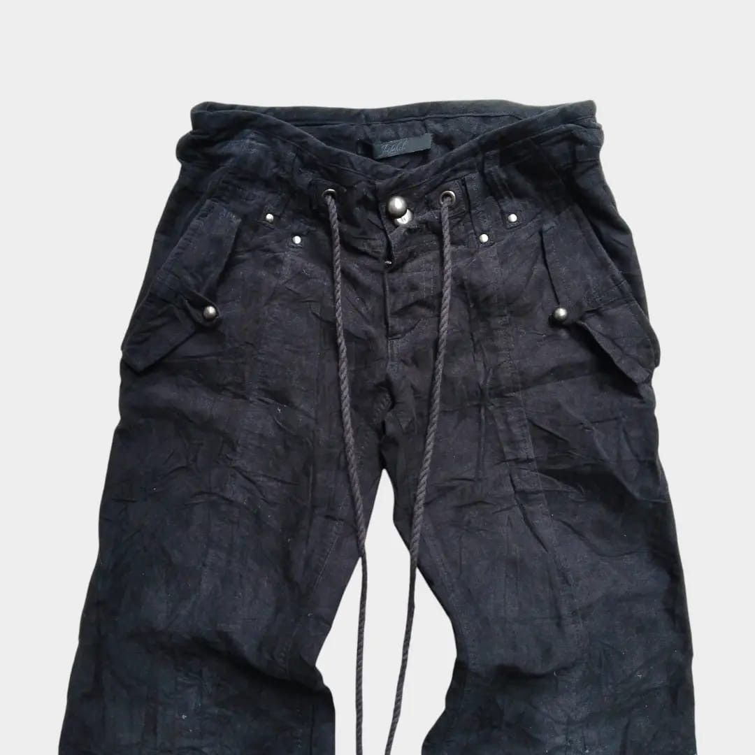 Le Grande Bleu (L.G.B.) Jet label velvet drawstring flare pant Size US 29 - 3 Thumbnail