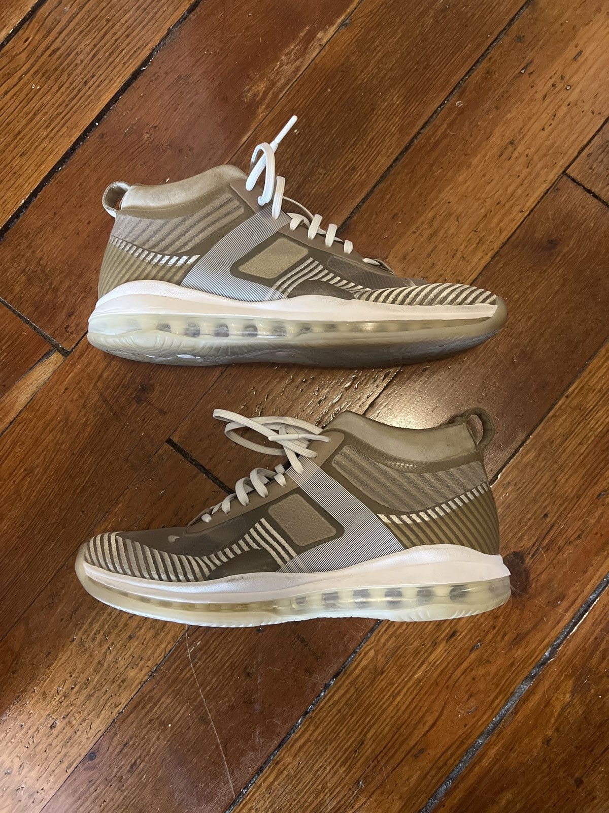 image of John Elliott x Nike John Elliot Lebron Icon Qs "parachute Beige" Sneakers, Men's (Size 12)