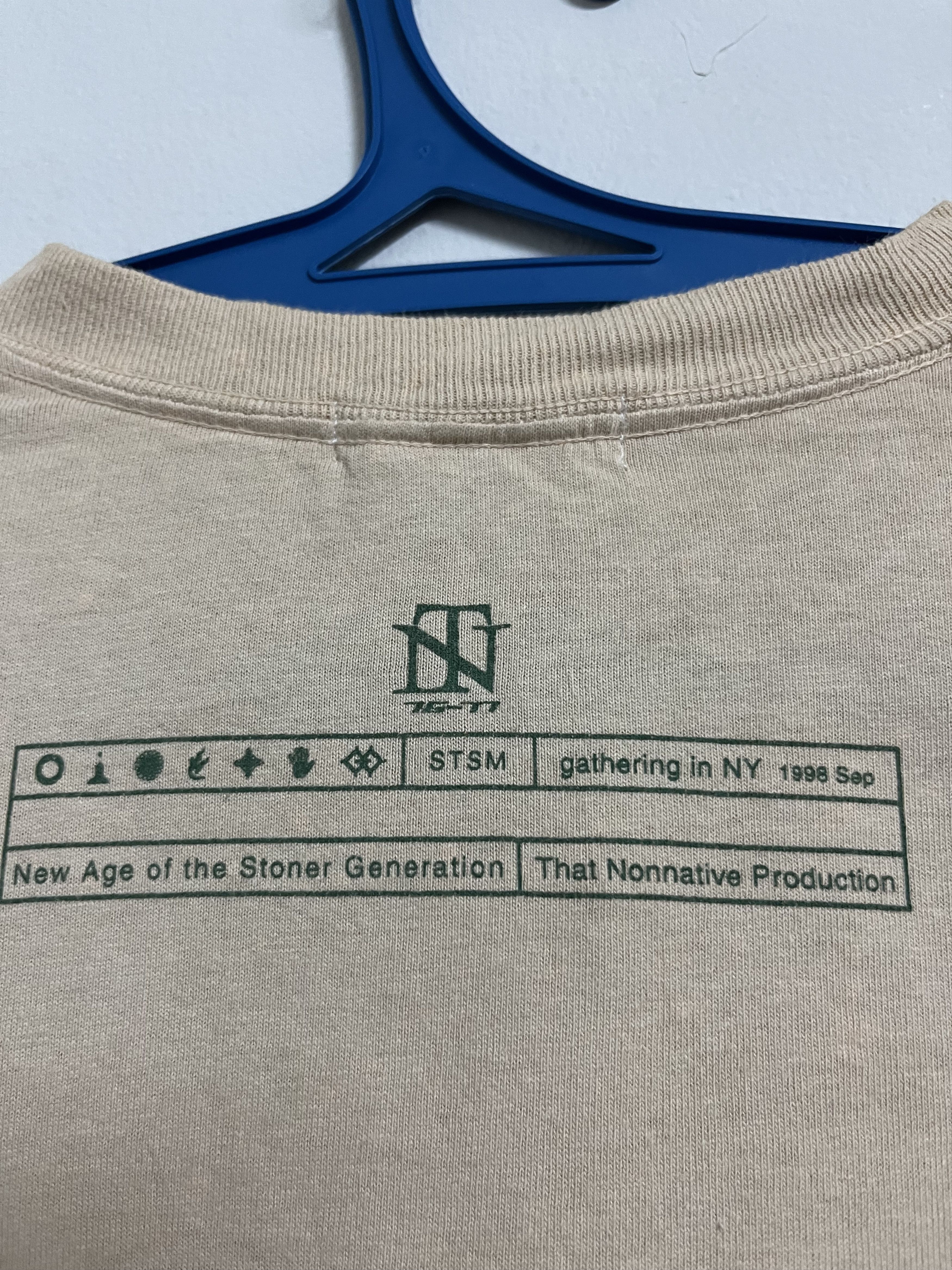 Japanese Brand 🔥 90s NONNATIVE NEW AGE OF STONER ACID WASH TEE Size US M / EU 48-50 / 2 - 3 Thumbnail