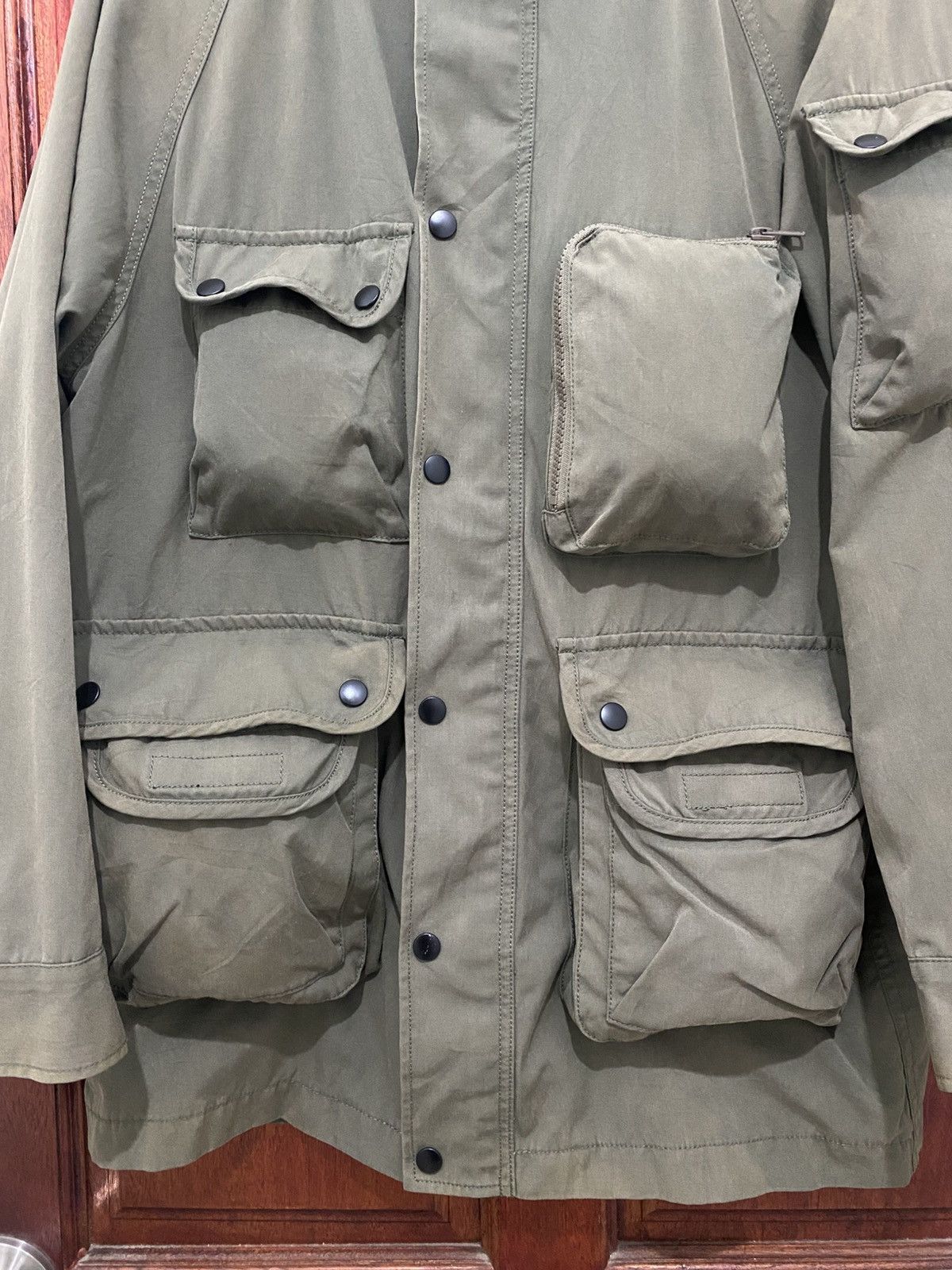 Beams Plus × Japanese Brand × L.L. Bean Rare Design Beams Multi Pocket 14 Blouson Jacket Olive Green Size US S / EU 44-46 / 1 - 7 Thumbnail