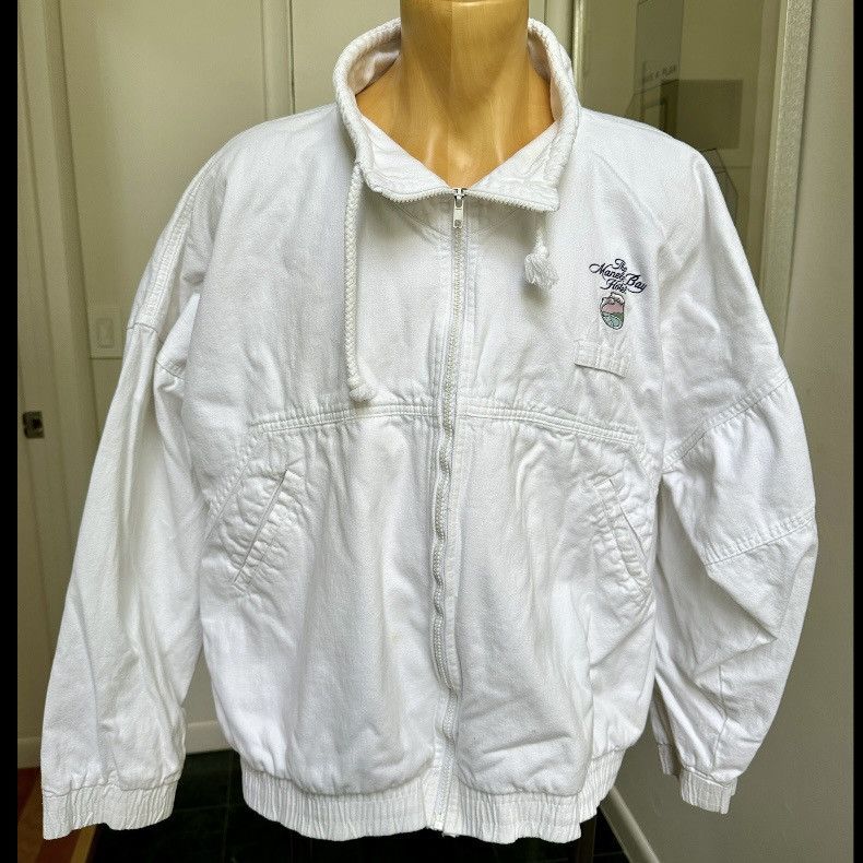 Other VINTAGE 1990s MENS WHITE COTTON JACKET MANELE BAY HAWAII Size US XL / EU 56 / 4 - 1 Thumbnail