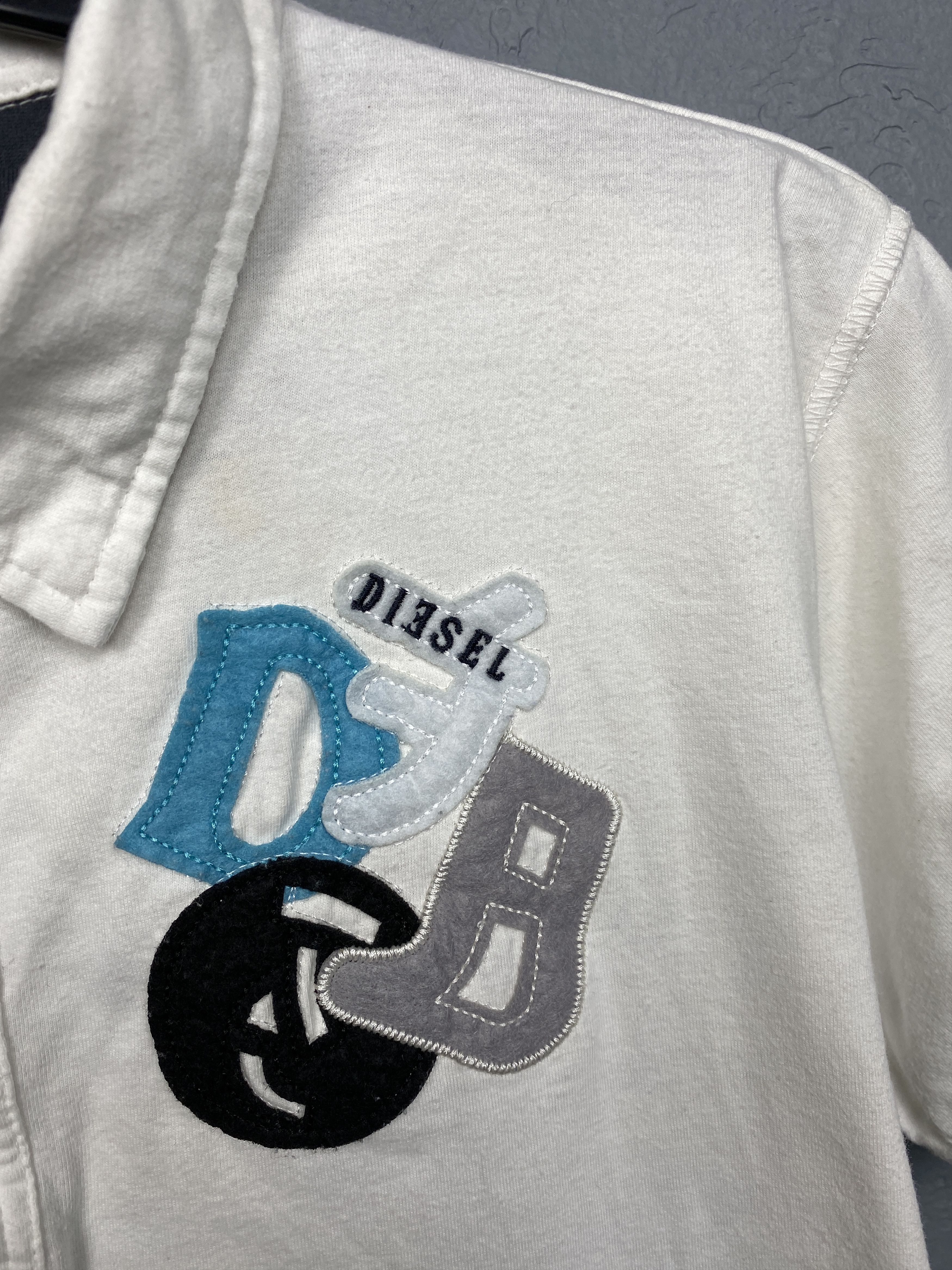 Diesel Diesel Sky Fighters Vintage Mens Polo Shirt Size US M / EU 48-50 / 2 - 7 Thumbnail