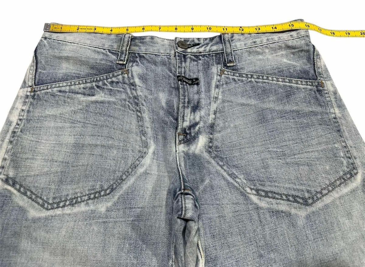 Marithe + Francois Girbaud 🔥Y2K Marithe Francois Girbaud Baggy Flared Denim Distressed Size US 32 / EU 48 - 16 Thumbnail