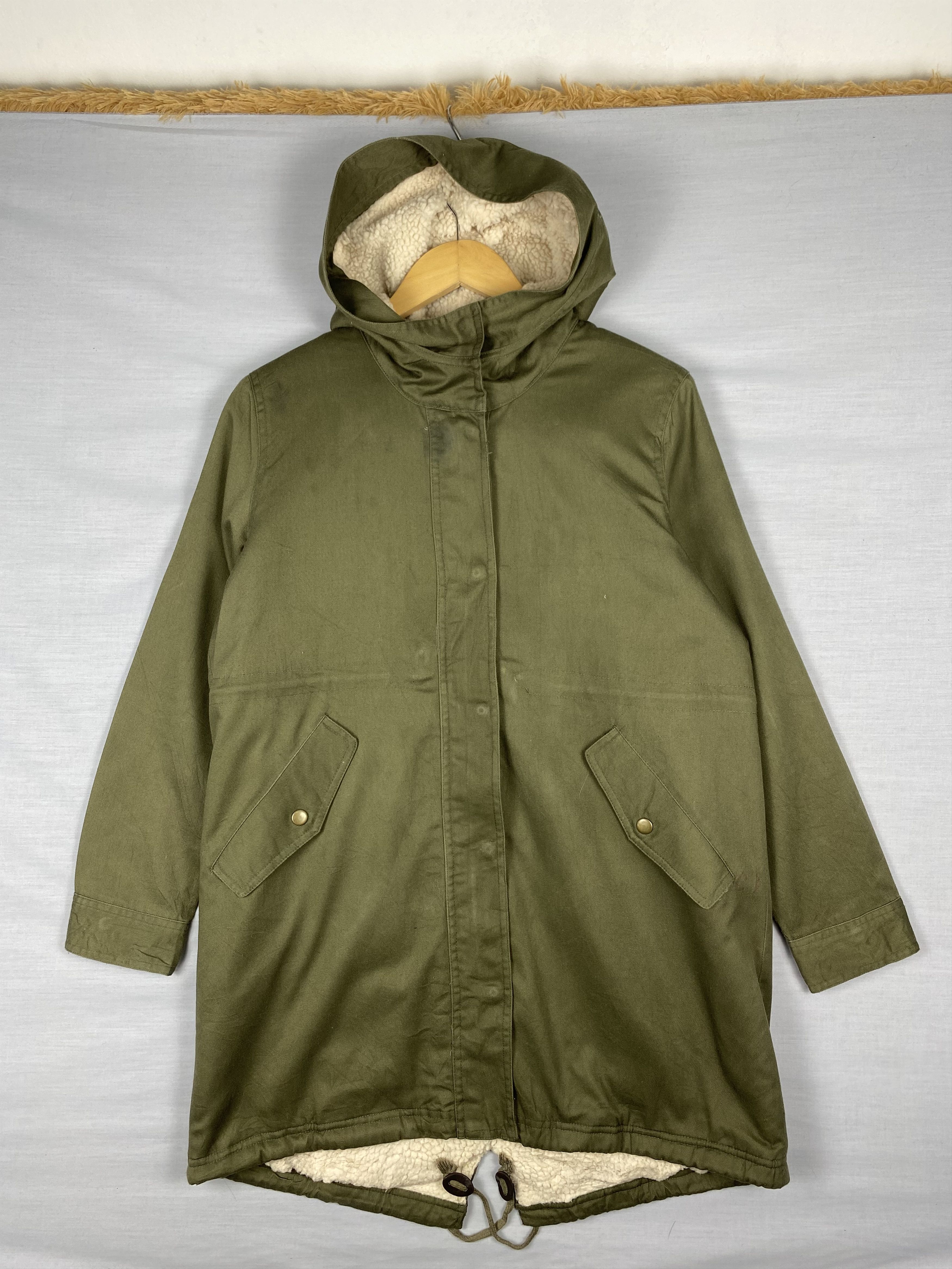 Japanese Brand Vintage Spinash Fleece Lining Hoodie Button Up Jacket Size US M / EU 48-50 / 2 - 1 Thumbnail