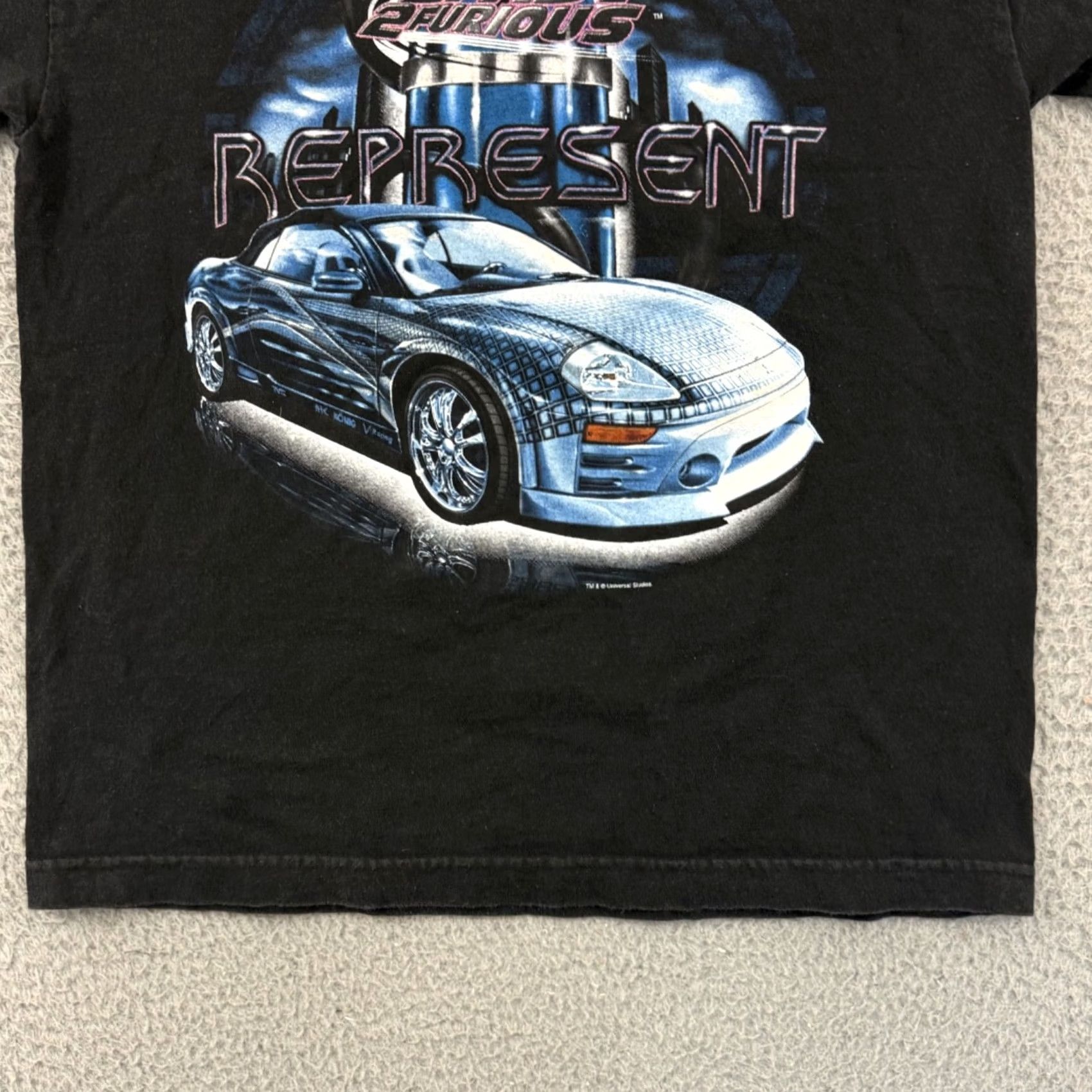 Vintage VINTAGE Universal Studios Hollywood 2 Fast 2 Furious Shirt Men S Black Short Sleeve Cars Movie Promo Y2K Size US S / EU 44-46 / 1 - 2 Thumbnail