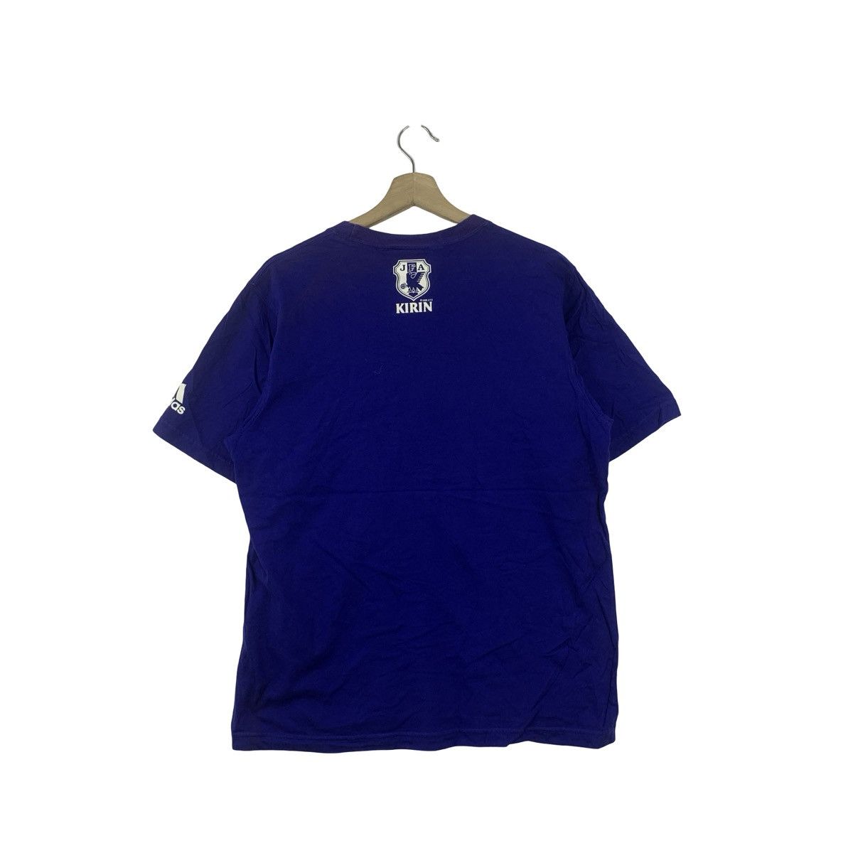 Adidas Vintage ADIDAS Kirin Jfa Philippe Troussier Football Tee Size US L / EU 52-54 / 3 - 6 Thumbnail