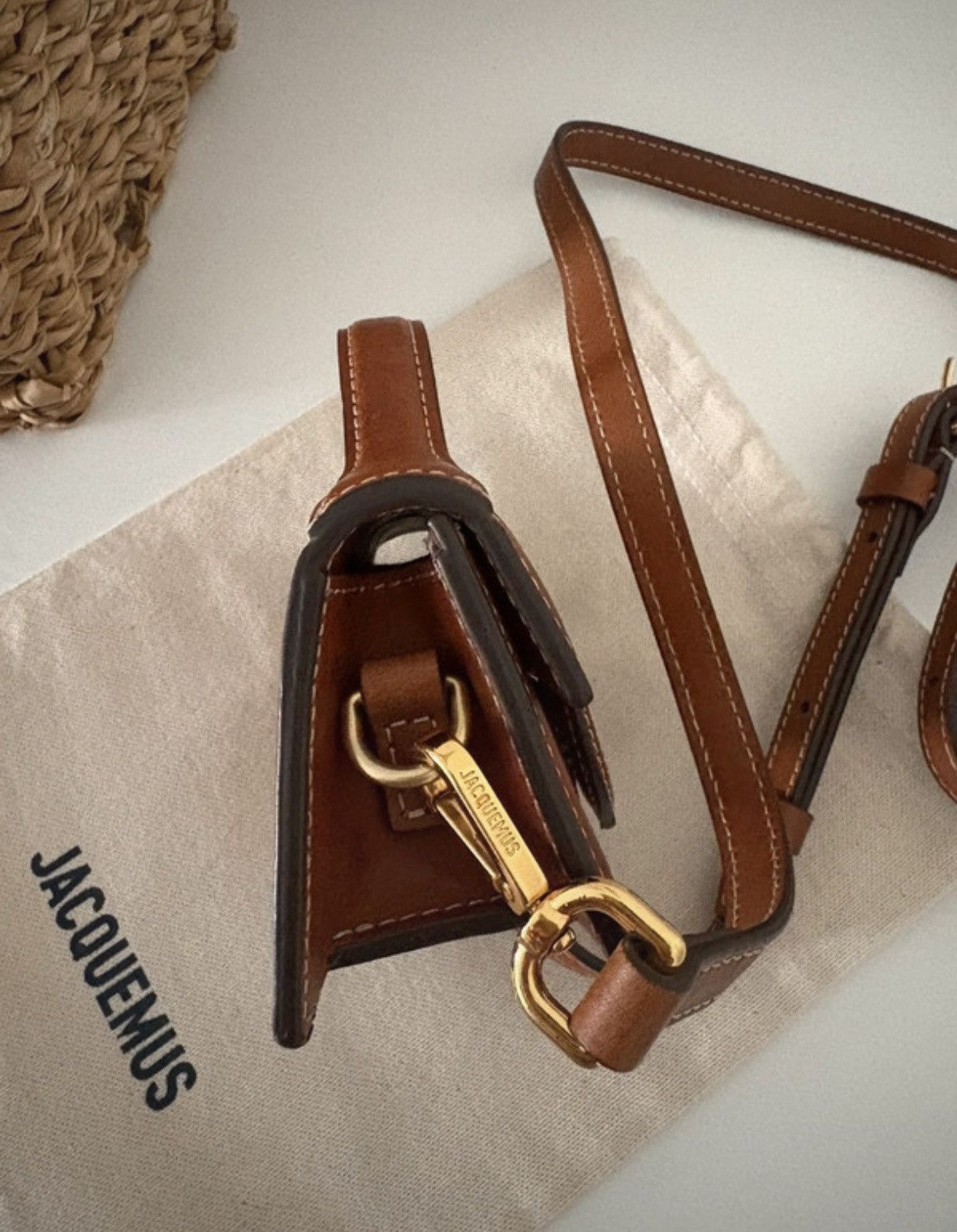 Jacquemus jacquemus Le Petit Bambino Satchel leather bag Size ONE SIZE - 7 Thumbnail