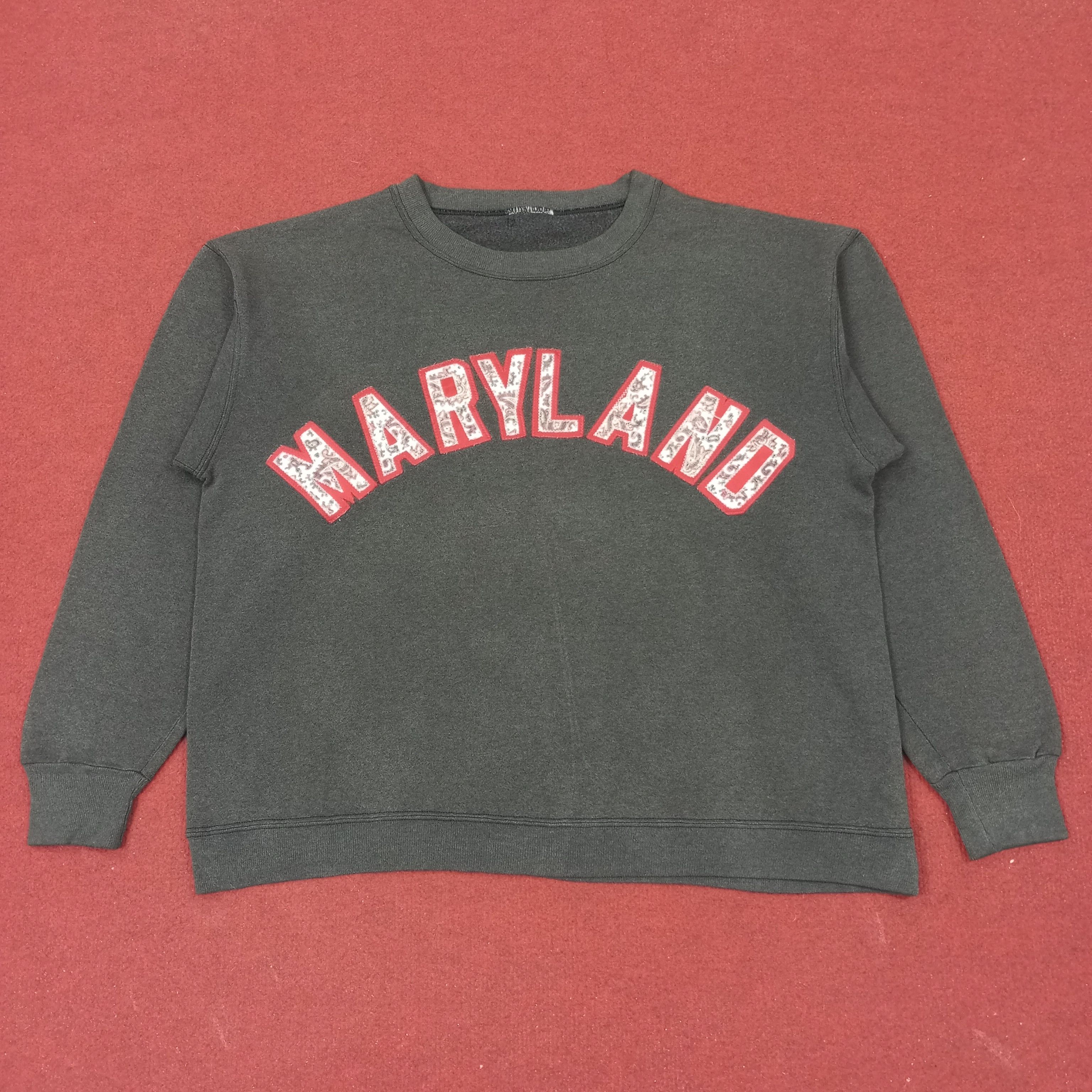Vintage Maryland Streetwear Sweatshirt c236n12 Size US L / EU 52-54 / 3 - 1 Thumbnail