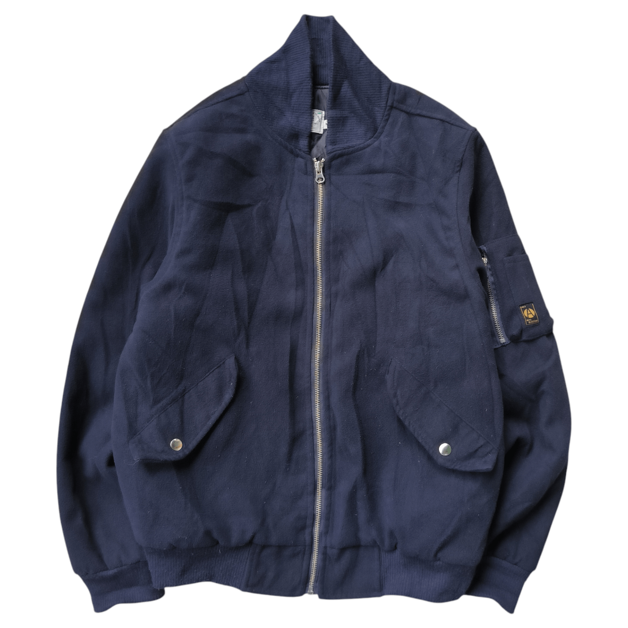 Japanese Brand M.N.C APPAREL MA1 Blouson Jacket Size US M / EU 48-50 / 2 - 1 Thumbnail