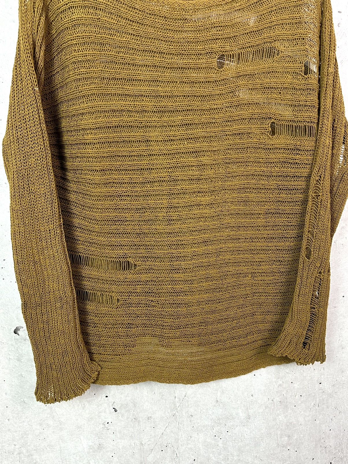 Sarah Pacini Sarah Pacini Made in Italy Distressed Linen Women’s Sweater Size ONE SIZE - 4 Thumbnail