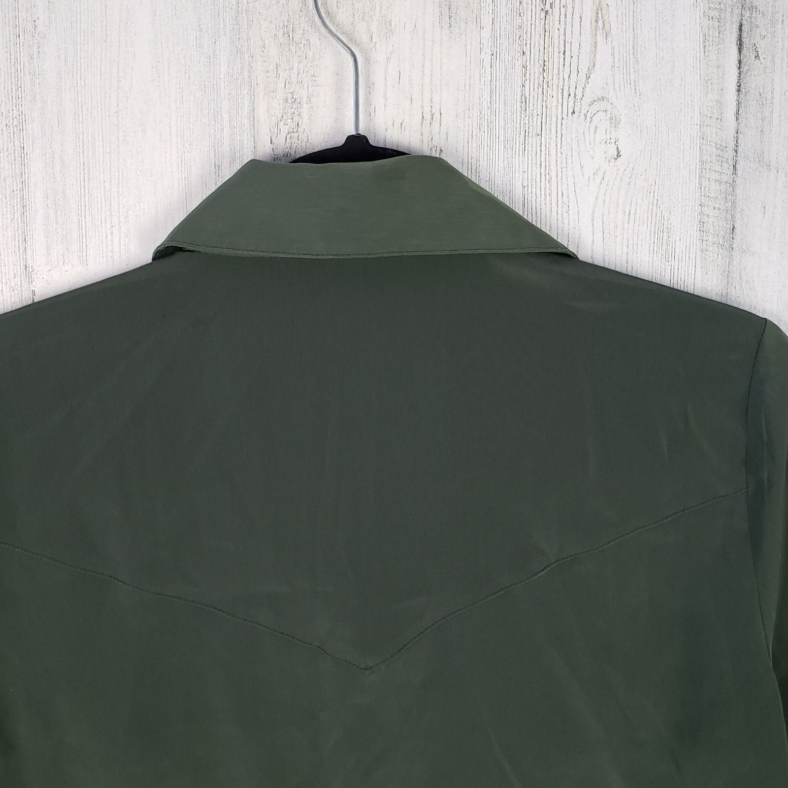 Rock & Republic Rock & Republic Green Long Sleeve Button Down Top Small Size S / US 4 / IT 40 - 10 Thumbnail