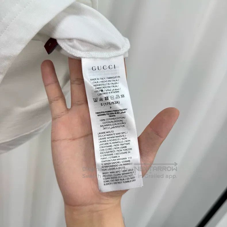 Gucci Gucci Belt letter short sleeve Size US S / EU 44-46 / 1 - 5 Thumbnail