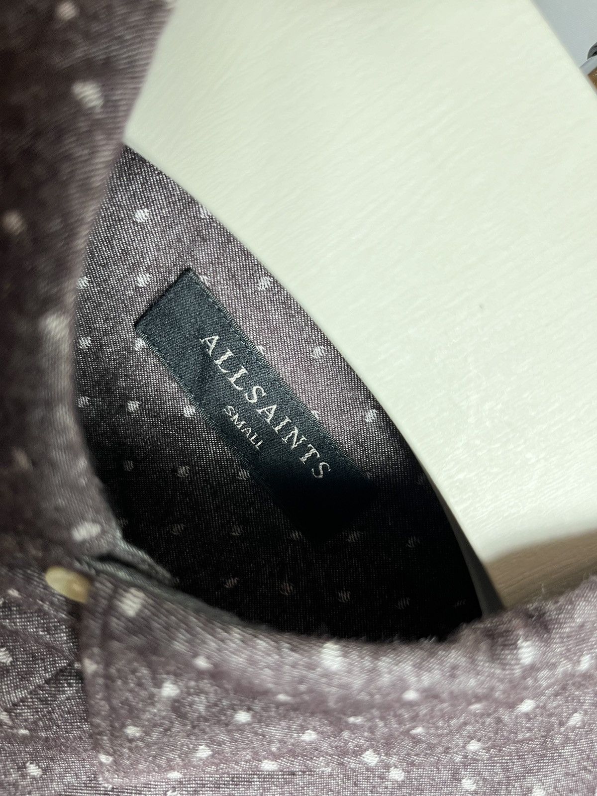 Allsaints × Japanese Brand All Saints cresco LS men brown Soft Cotton long sleeve shirt Size US S / EU 44-46 / 1 - 4 Thumbnail