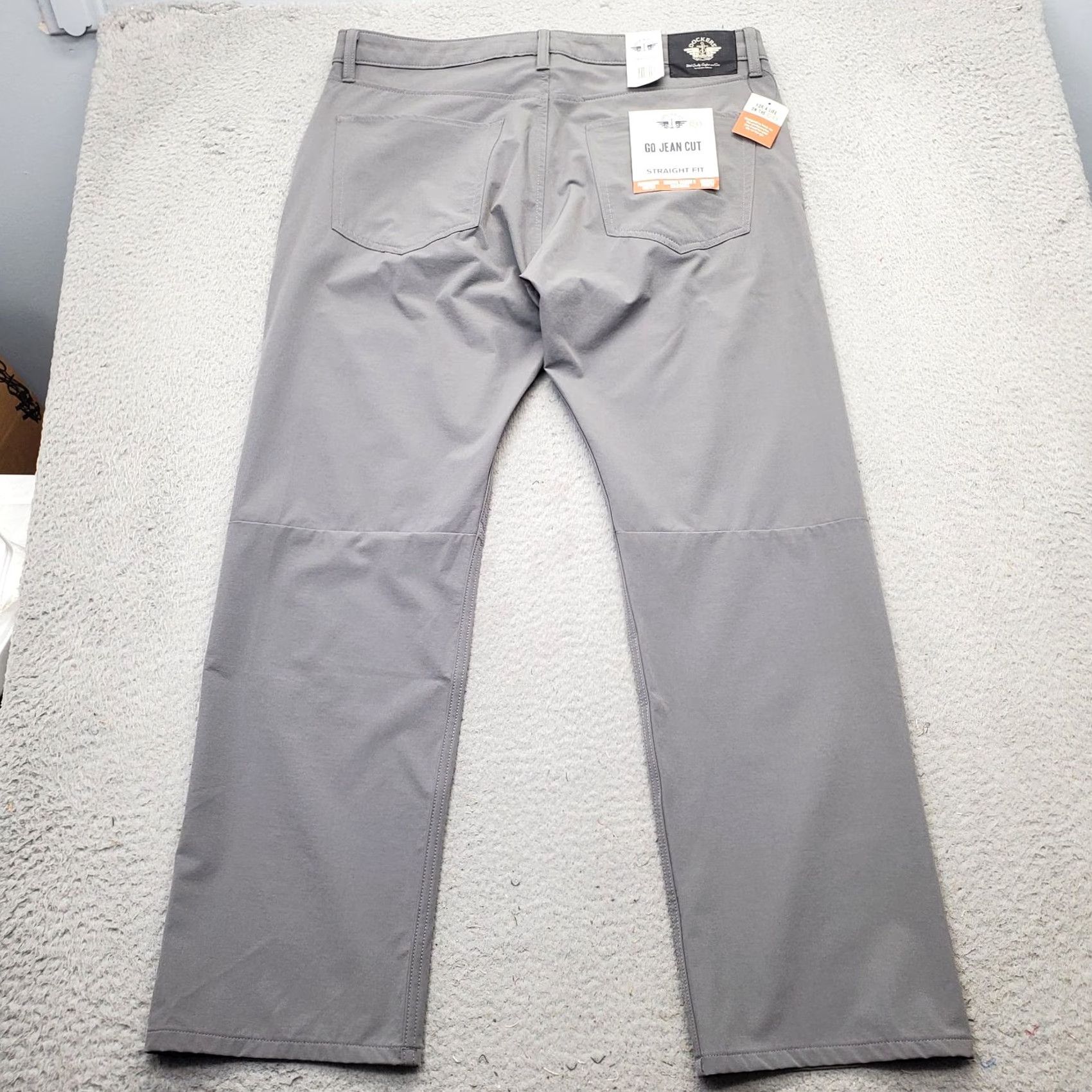 Dockers DOCKERS Mens Hiking Pants 36 Gray Straight Fit Performance Pockets Shirt Size US 36 / EU 52 - 2 Thumbnail