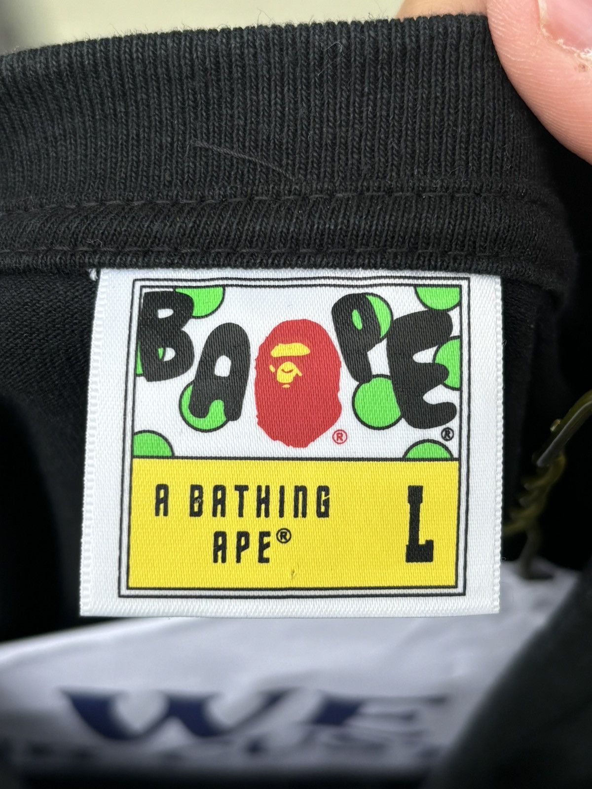 Bape Bape multi color college tee Size US L / EU 52-54 / 3 - 6 Thumbnail