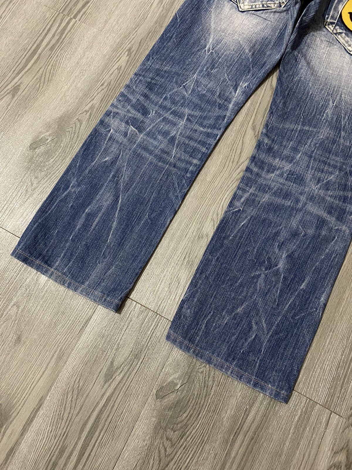 Hysteric Glamour Japan Red Pepper Smiley x Peace Patchwork Jeans Size US 34 / EU 50 - 15 Thumbnail