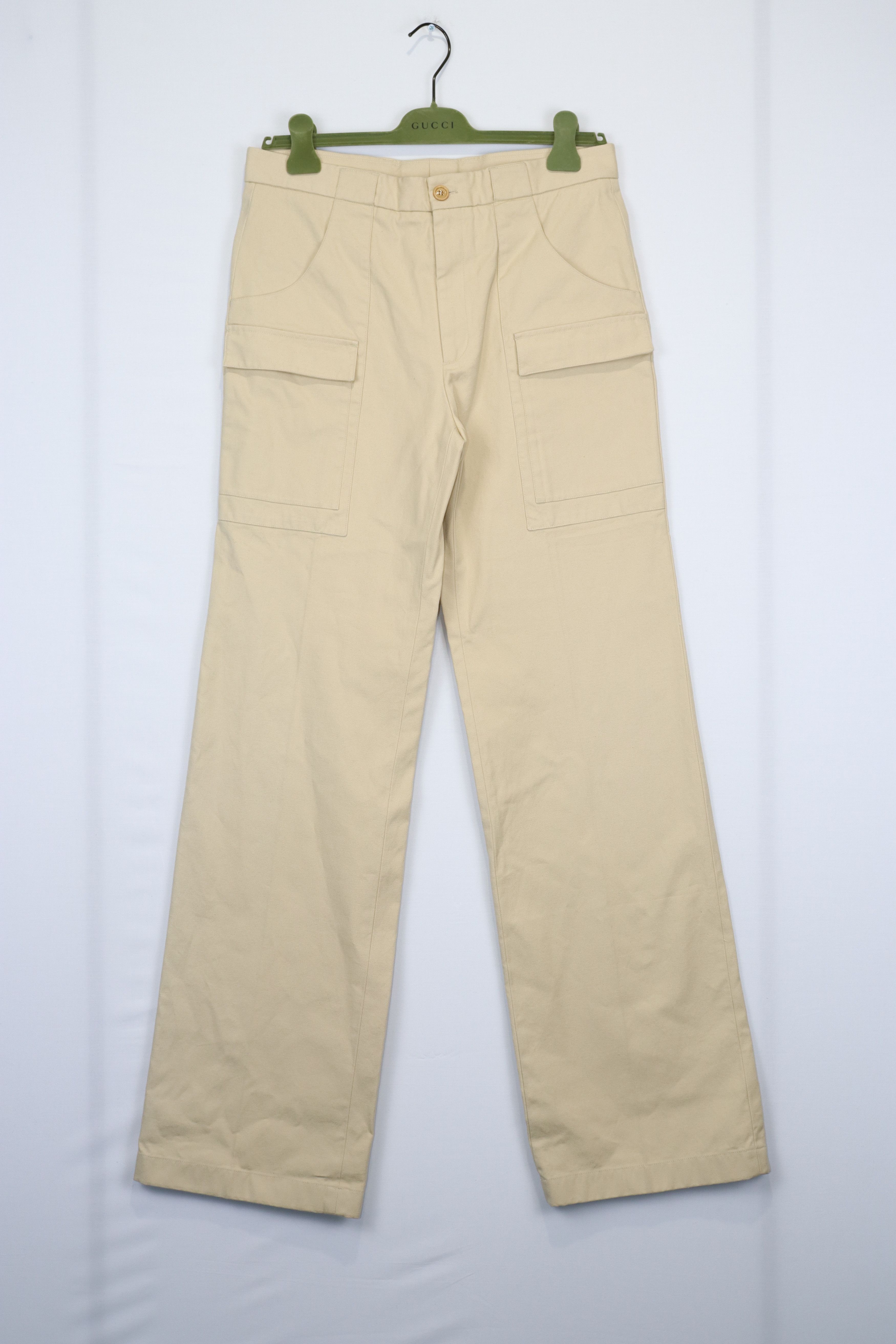 image of Gucci x The North Face O1Rshd Rough Cotton Canvas W/emb In Cornsilk, Men's (Size 32)