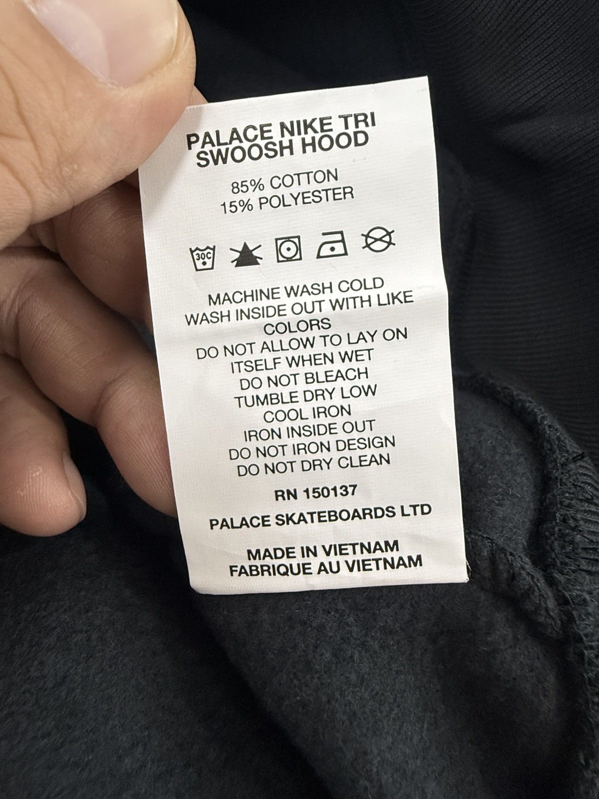 Palace Palace x Nike Tri Swoosh Hood Black NEW Size Medium Size US M / EU 48-50 / 2 - 6 Thumbnail