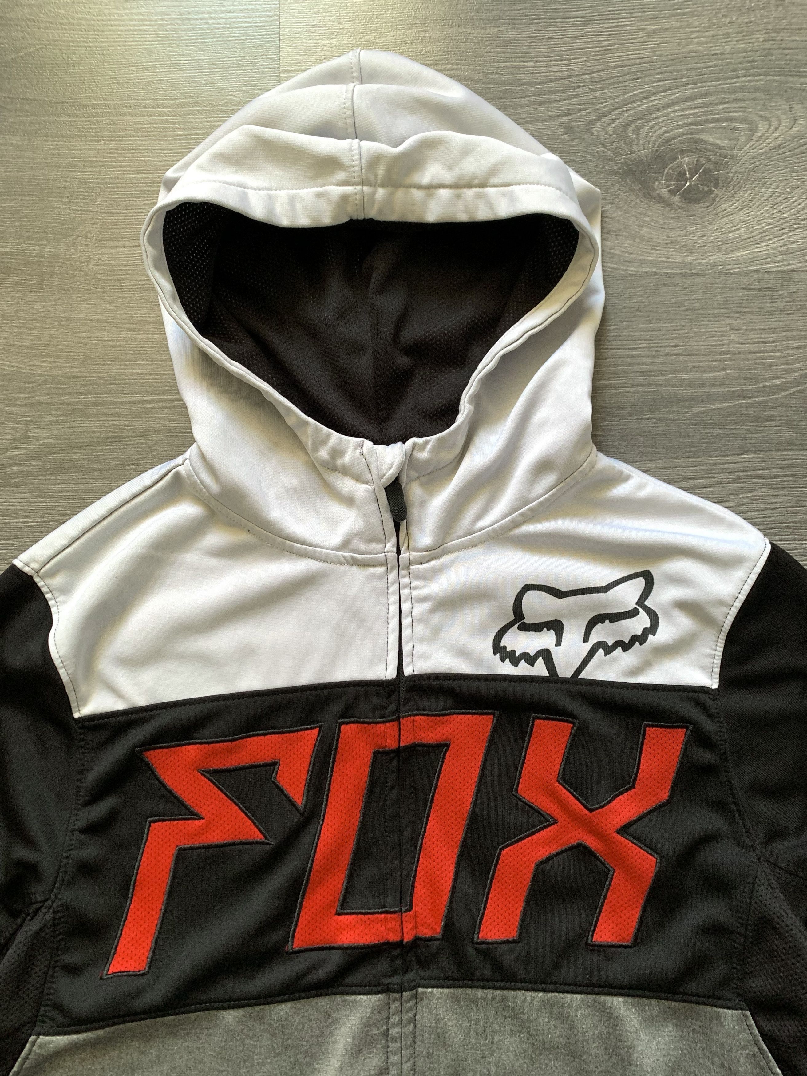 Fox Racing Crazy Vintage Y2K Cyber Grunge Skater Motocross Zip Hoodie Size US S / EU 44-46 / 1 - 4 Thumbnail