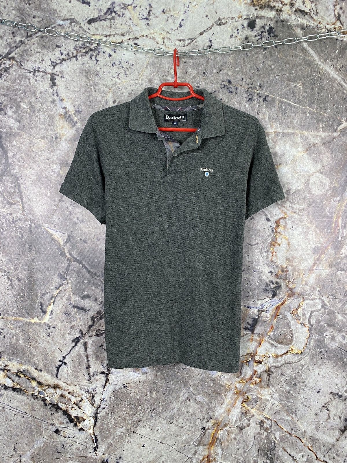 Barbour × Vintage Men’s Barbour Polo T-Shirt Luxury Size Medium Size US M / EU 48-50 / 2 - 1 Thumbnail