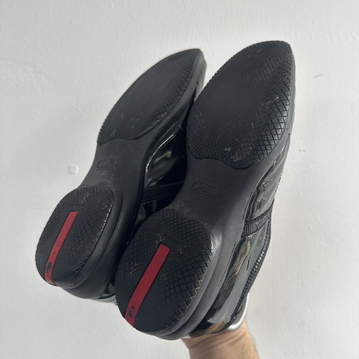 Prada PRADA Americas Cup Red Tab Low-Top Sneakers Size US 7 / IT 37 - 16 Thumbnail