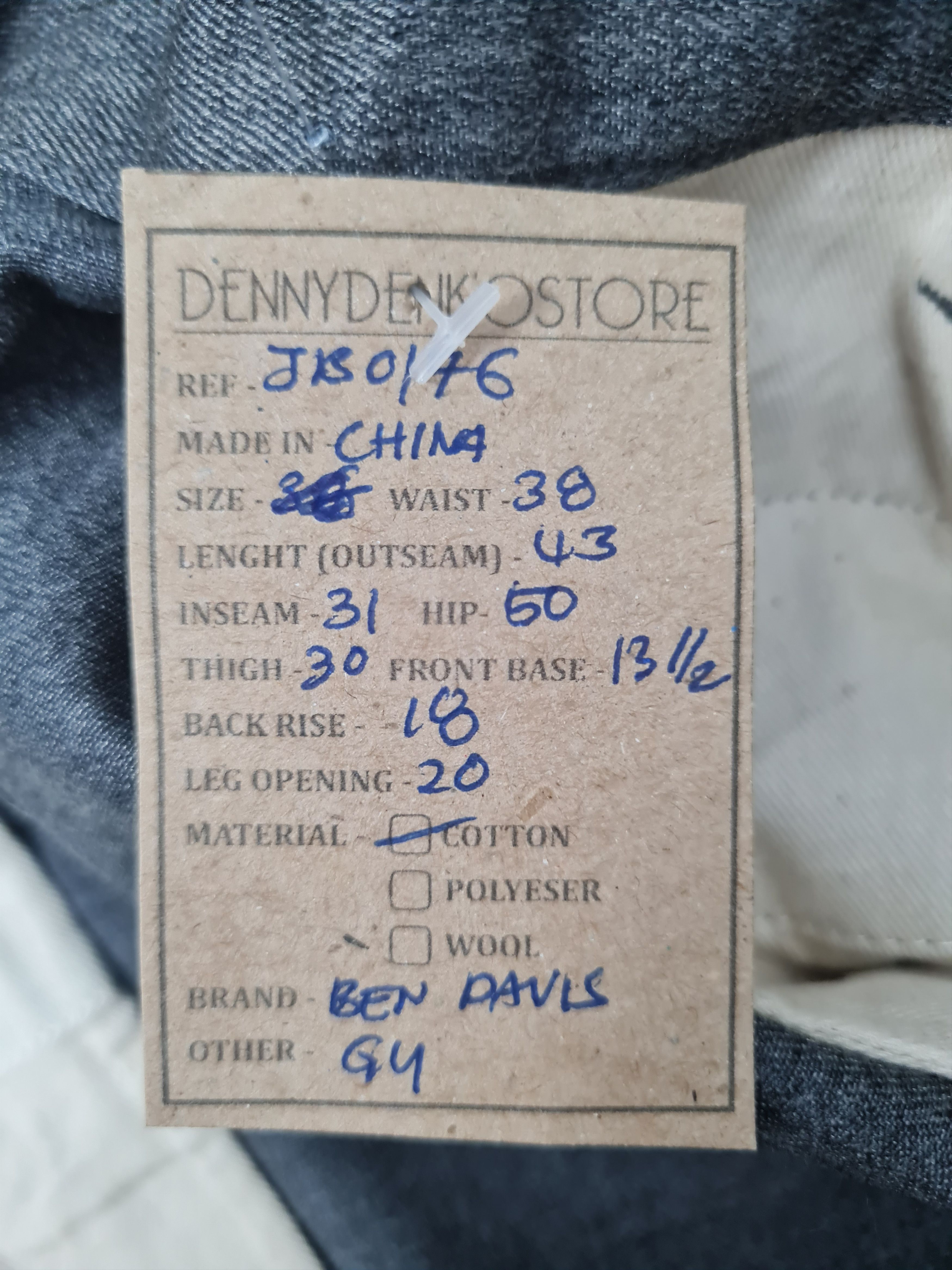 Ben Davis BEN DAVIS Straight Cut Workwear Baggy Pants 38x31 JB0176 Size US 38 / EU 54 - 13 Thumbnail
