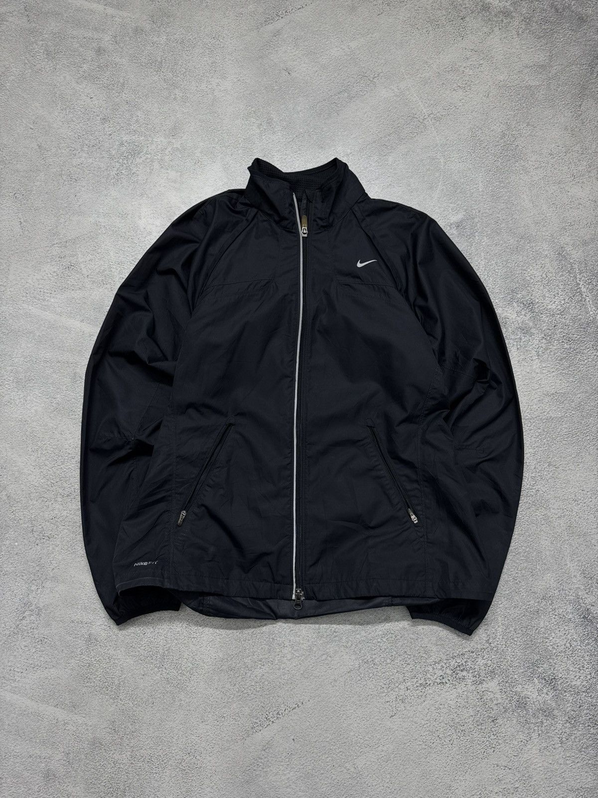 Nike Vintage Y2K Nike Nylon Mini Logo Jacket 00's | Grailed