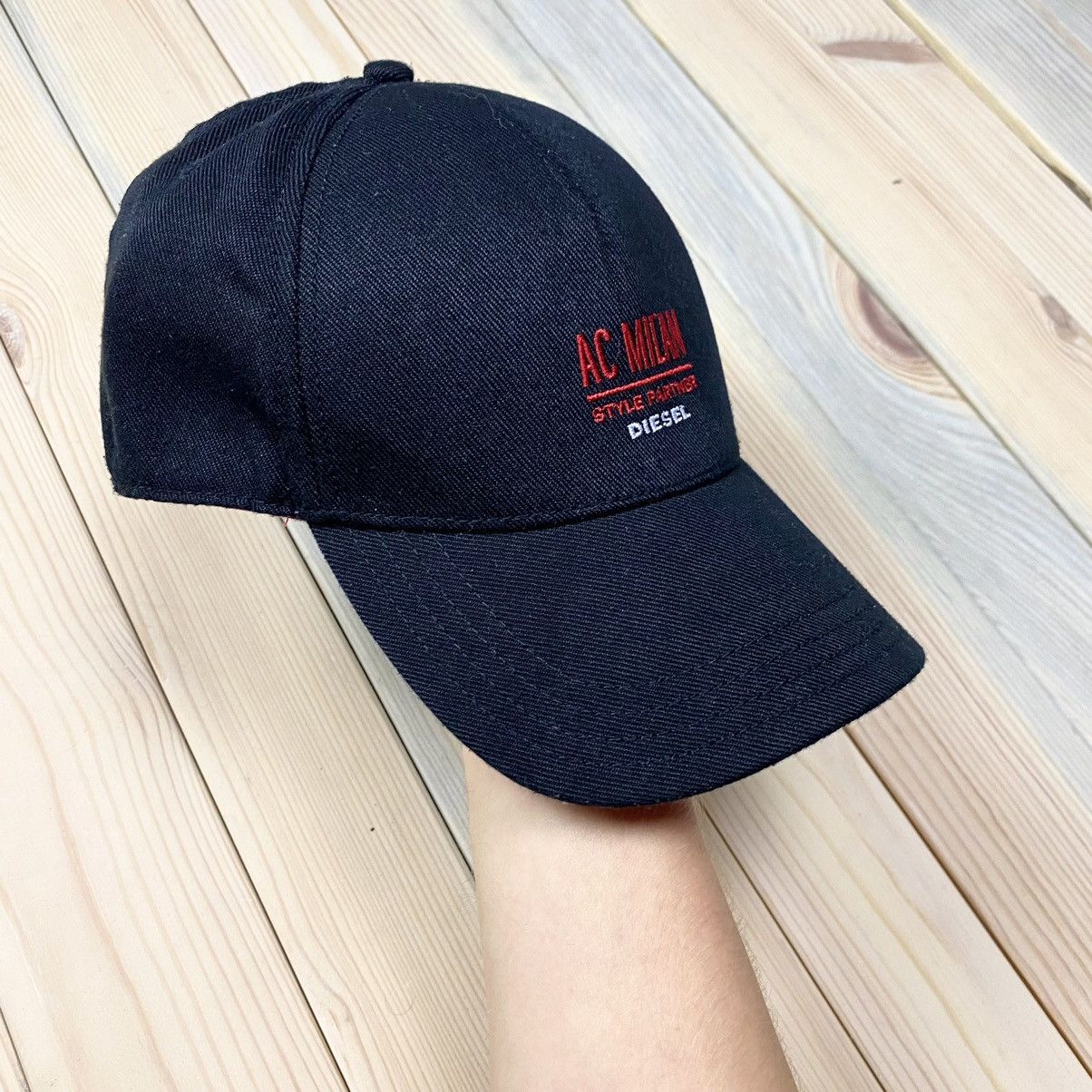 Diesel Diesel x AC Milan soccer baseball y2k blokecore cap Size ONE SIZE - 3 Thumbnail