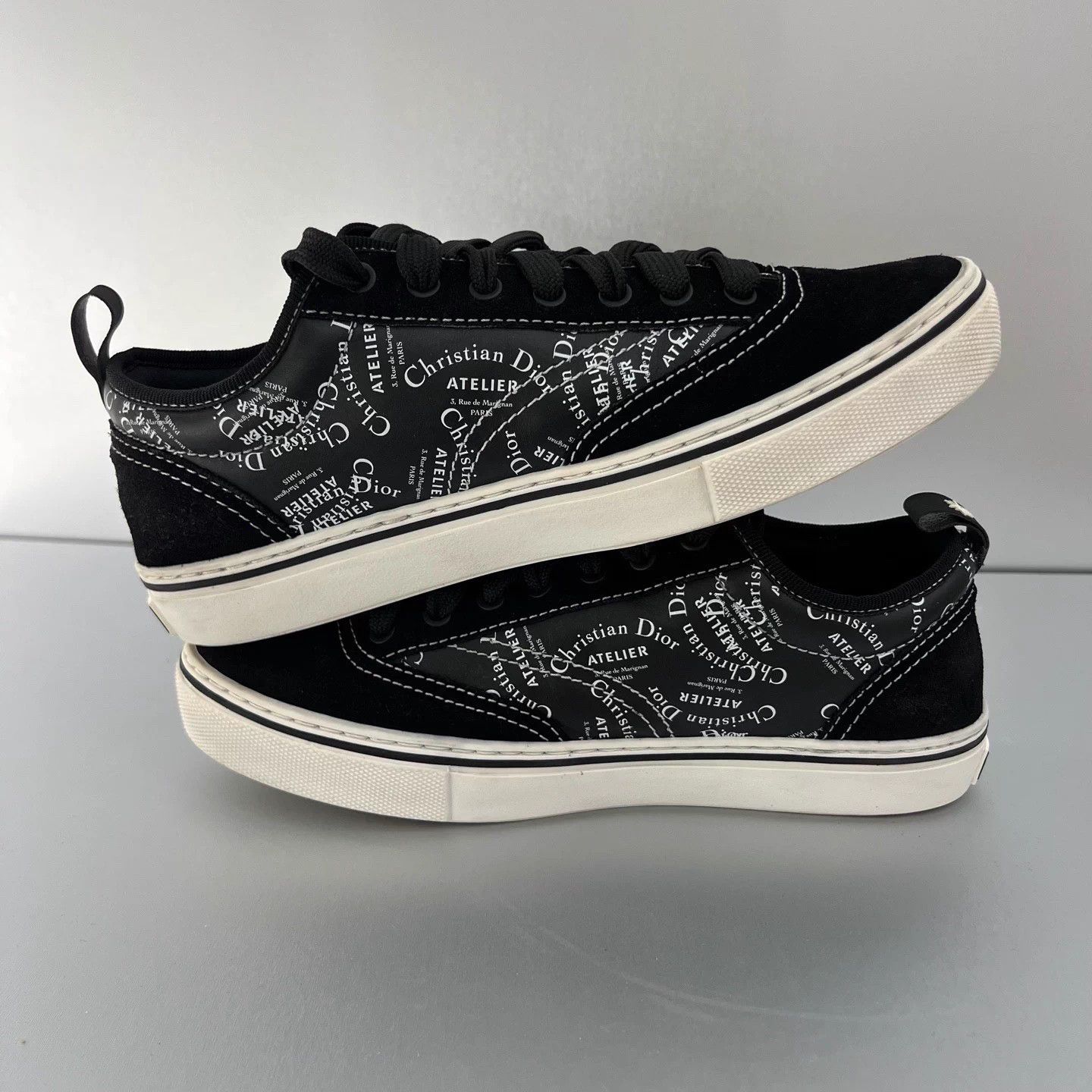 Dior Dior Black Dior Logo Sneakers 42 Worn Once D2892 Size US 9 / EU 42 - 4 Thumbnail