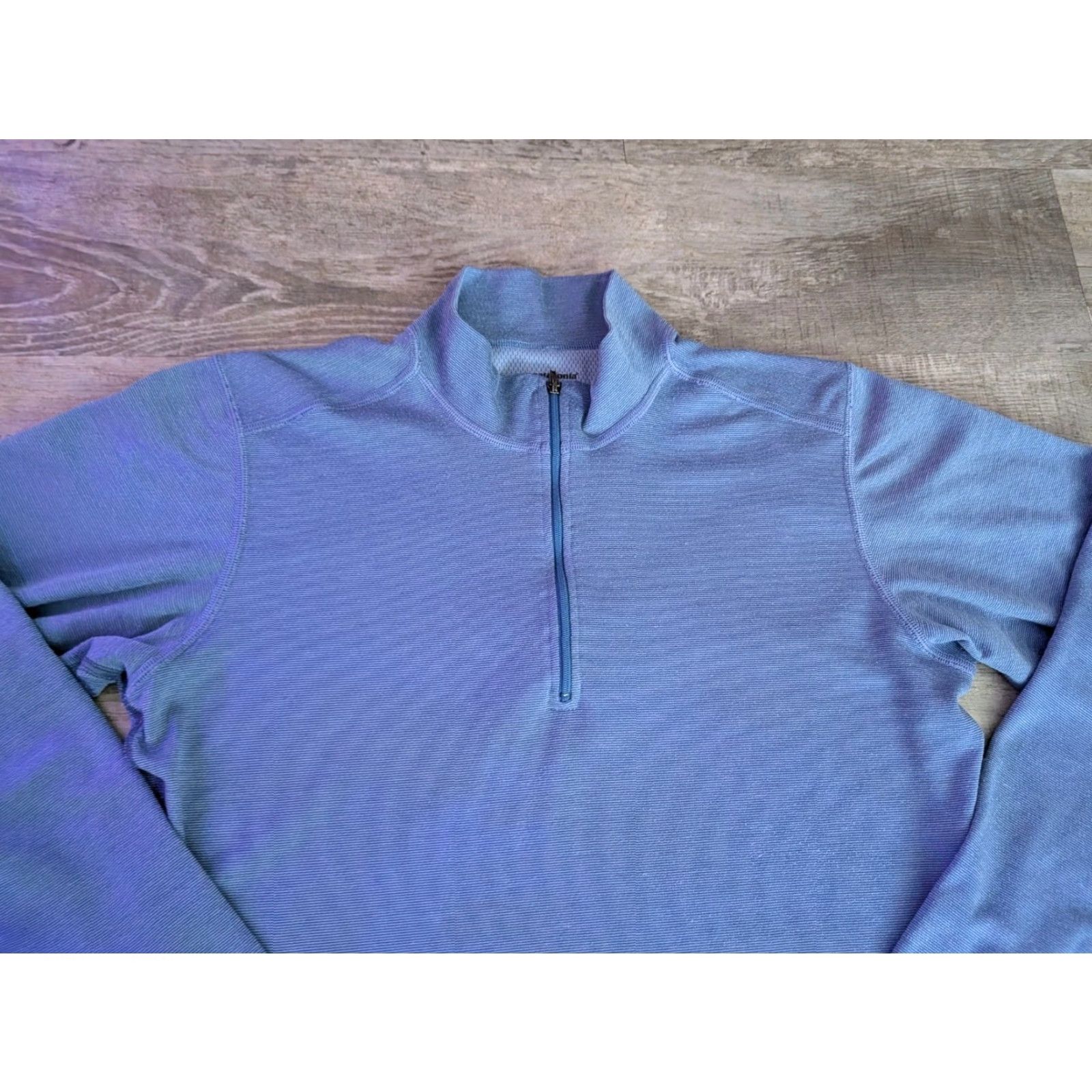 Patagonia Patagonia Capilene Baselayer Pullover L Blue Quarter Zip Women Size L / US 10 / IT 46 - 2 Thumbnail