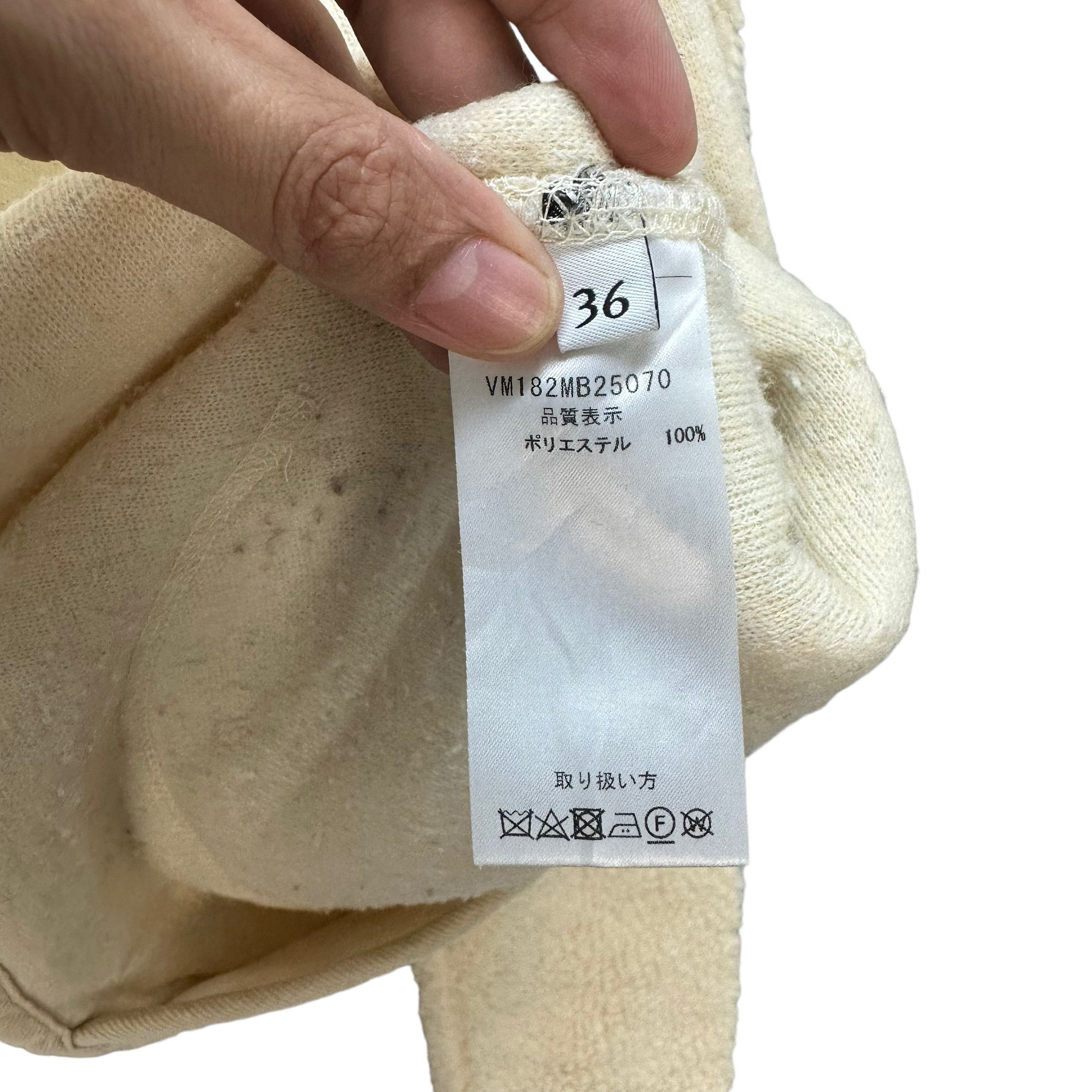 Japanese Brand VINCENT ET MIREILLE DEEP PILE FLEECE JACKET #8495-011 Size XS / US 0-2 / IT 36-38 - 9 Thumbnail