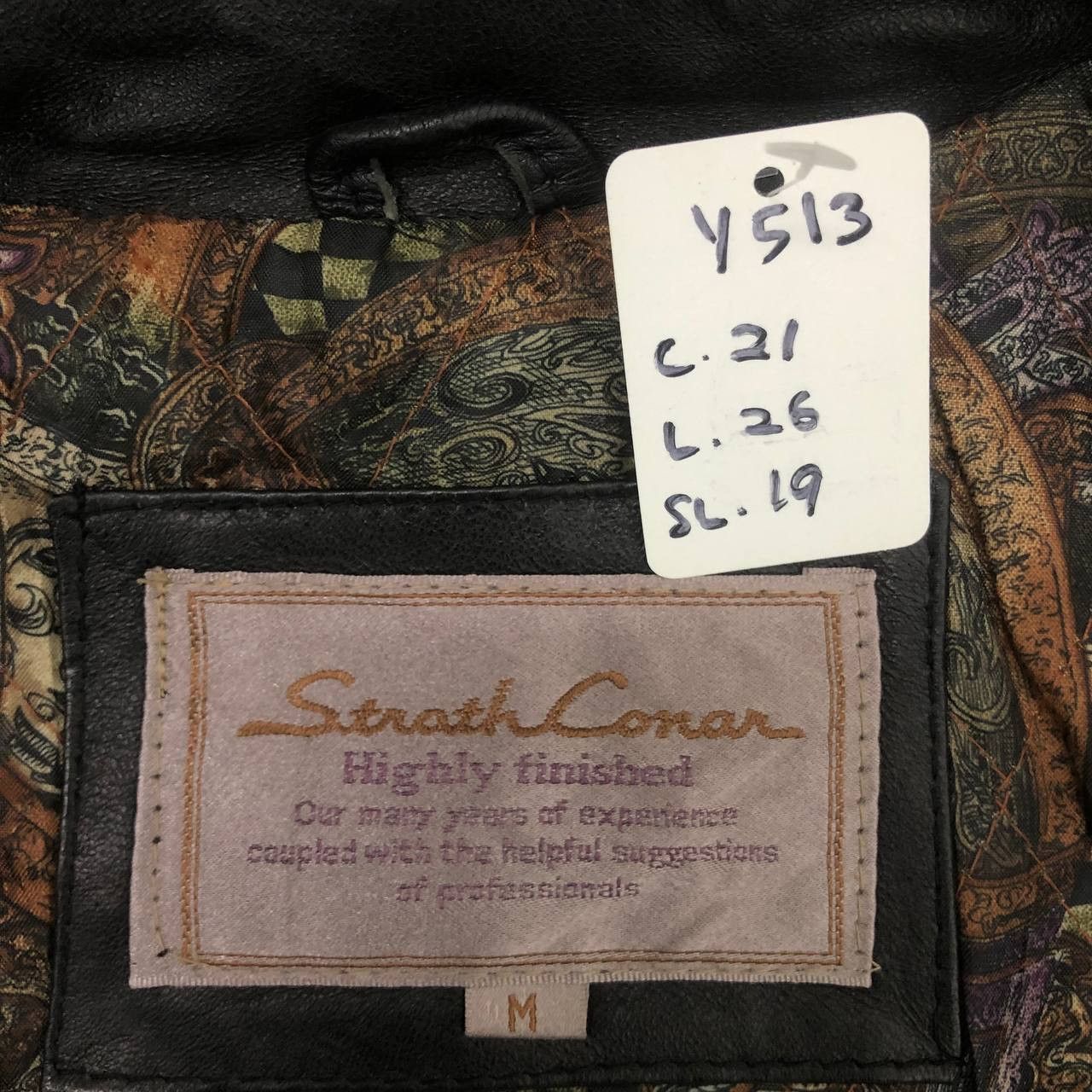 Vintage Y513 VTG STRATH CONAN LEATHER JACKETS Size US M / EU 48-50 / 2 - 6 Thumbnail