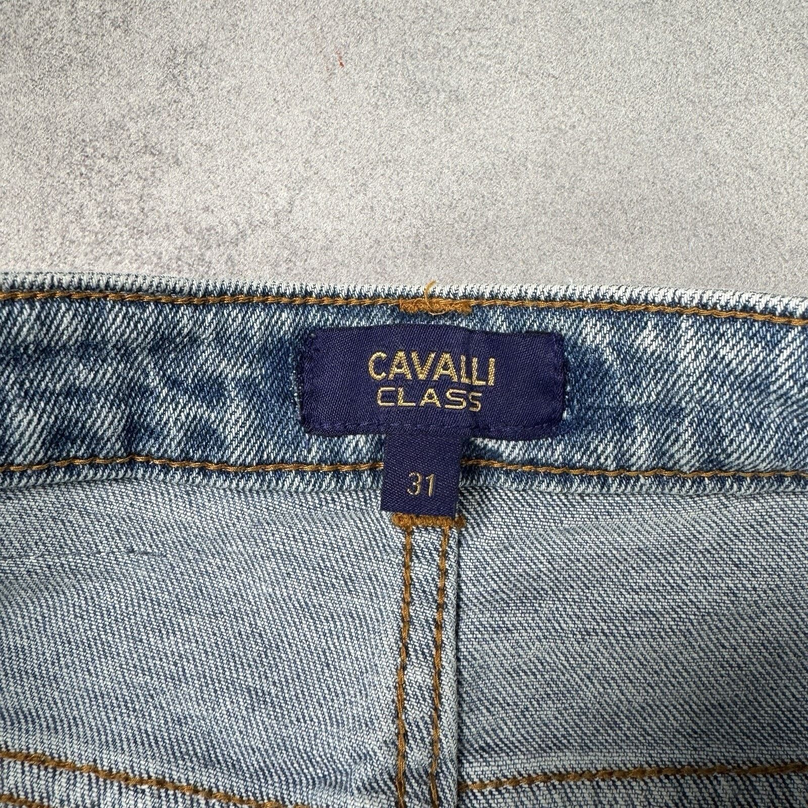 Cavalli Class Cavalli Class Women Jeans Blue Denim Size 31 Roberto Cavalli Size 31" - 21 Thumbnail