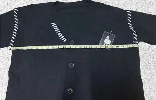 Japanese Brand Latest Collection Hype Black Cardigan Knitwear Jumper Size US L / EU 52-54 / 3 - 1 Thumbnail