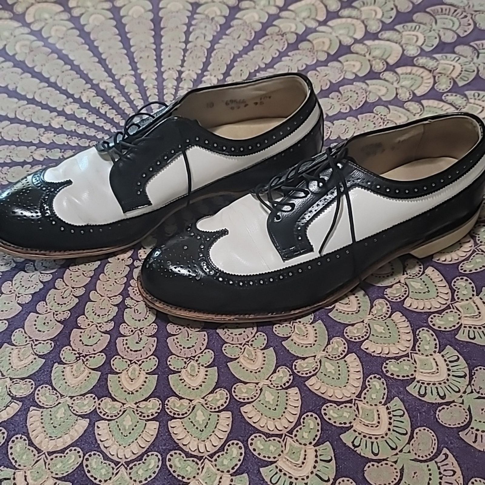 & Other Stories Amazing Vtg Hyde Wingtip Bowling Shoes - So Cool! Size US 10 / EU 43 - 8 Thumbnail