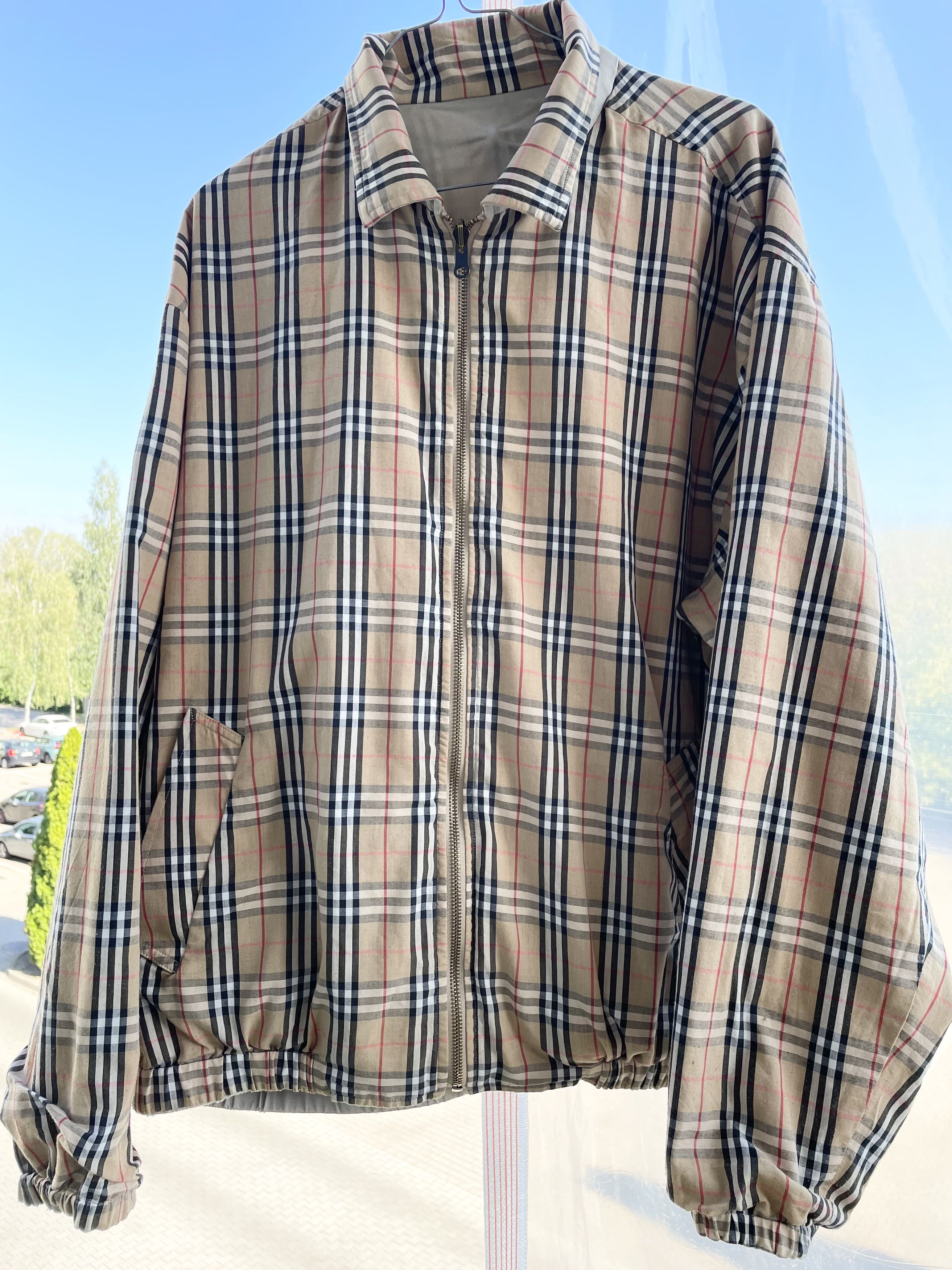 Burberry Burberry London Nova Check Jacket Reversible Bomber Beige Size US L / EU 52-54 / 3 - 1 Thumbnail