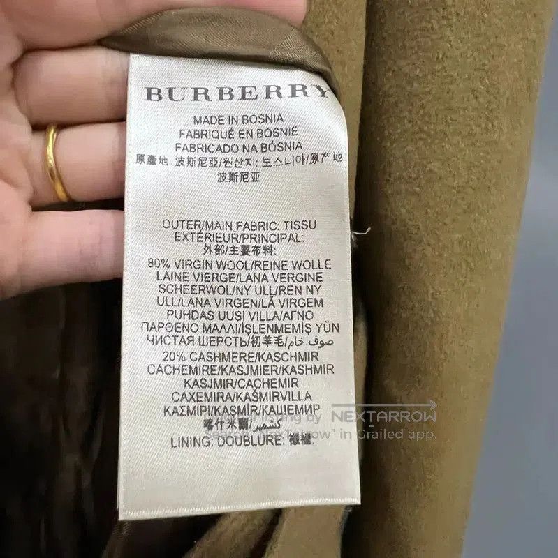 Burberry Burberry Brown Cotton Long Coat for Women. Size XXS / US 00 / IT 34 - 4 Thumbnail