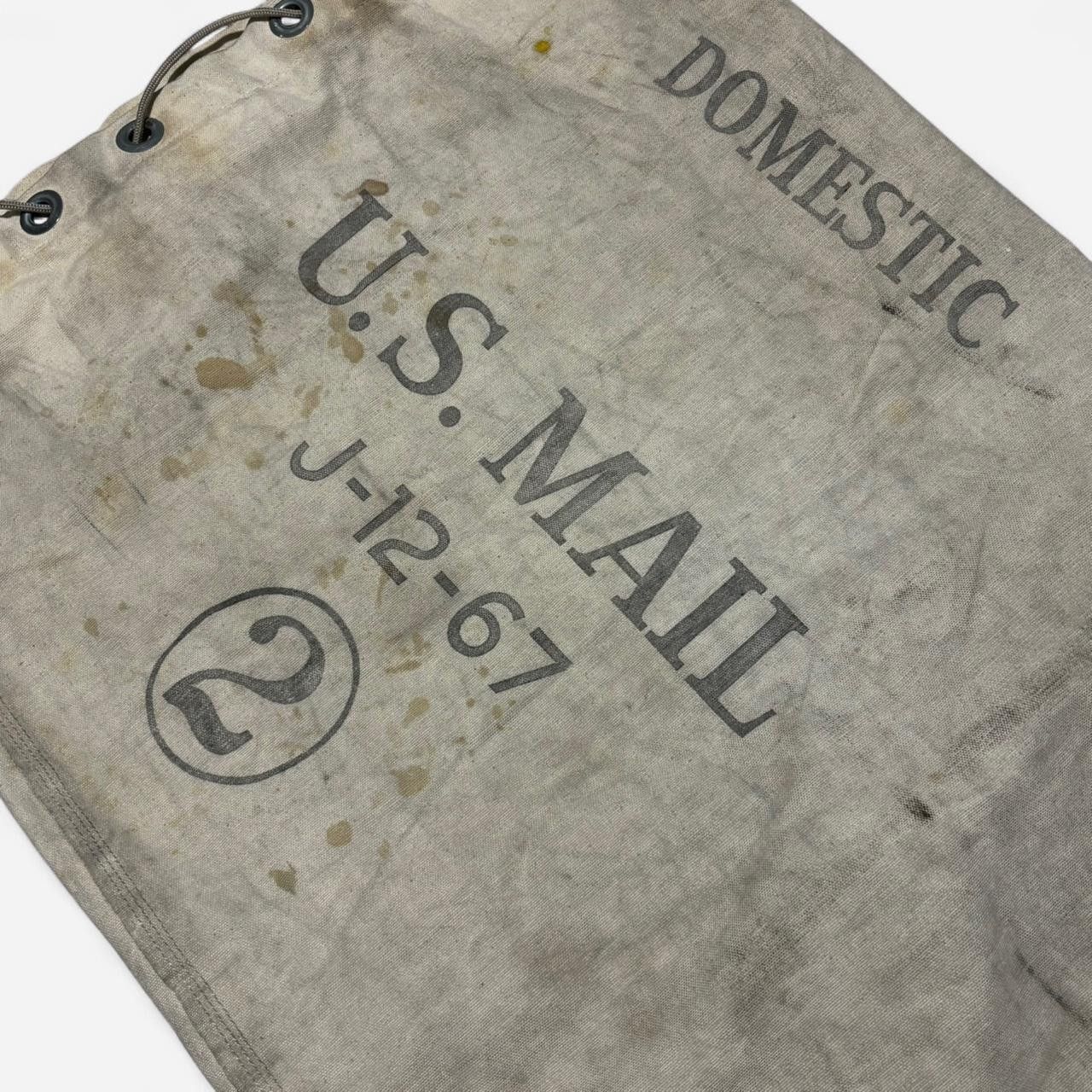 Vintage Authentic 1967 vintage U.S. Mail bag Size ONE SIZE - 3 Thumbnail