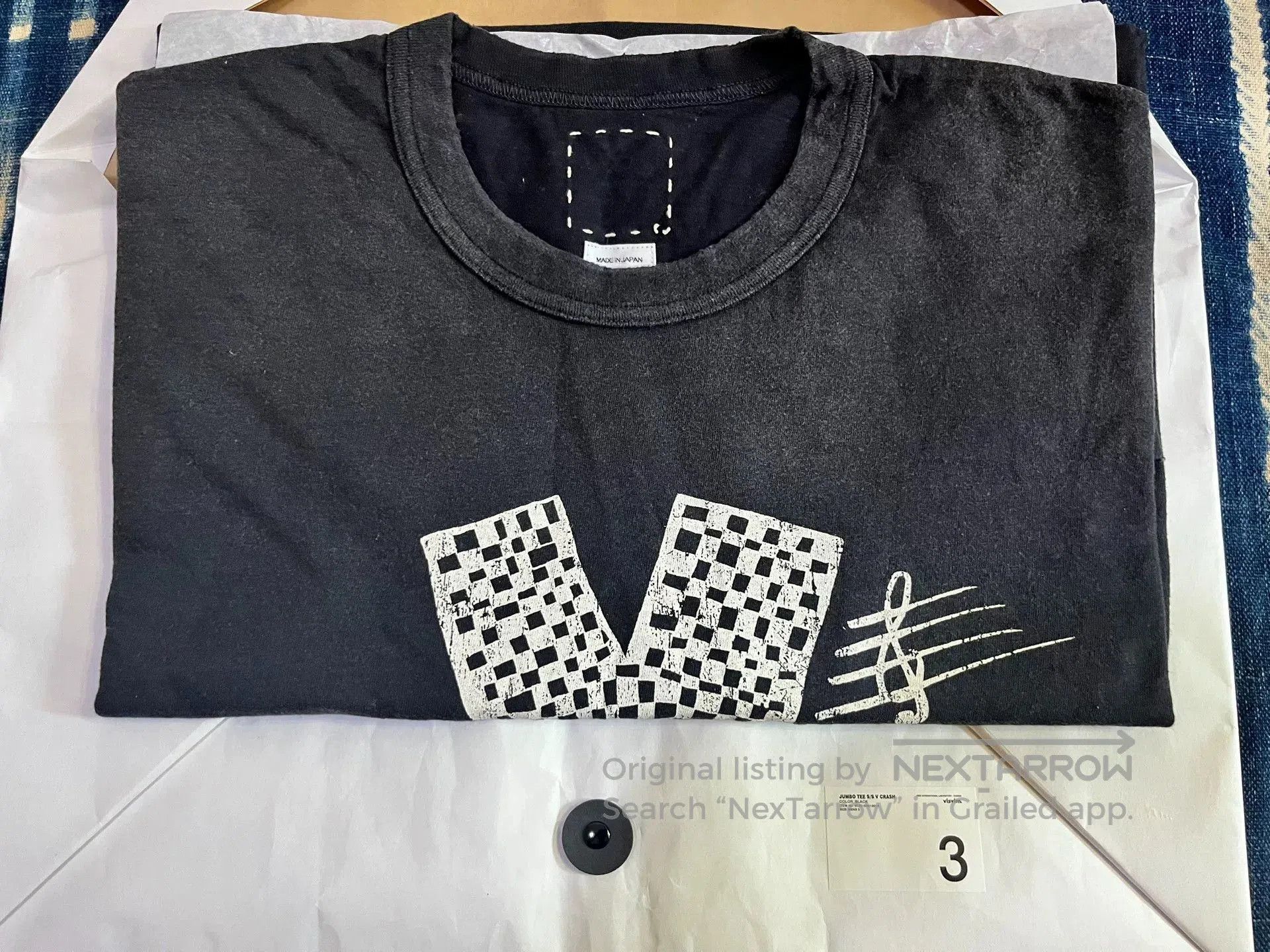 Visvim visvim jumbo tee black short sleeve. Size US L / EU 52-54 / 3 - 6 Thumbnail