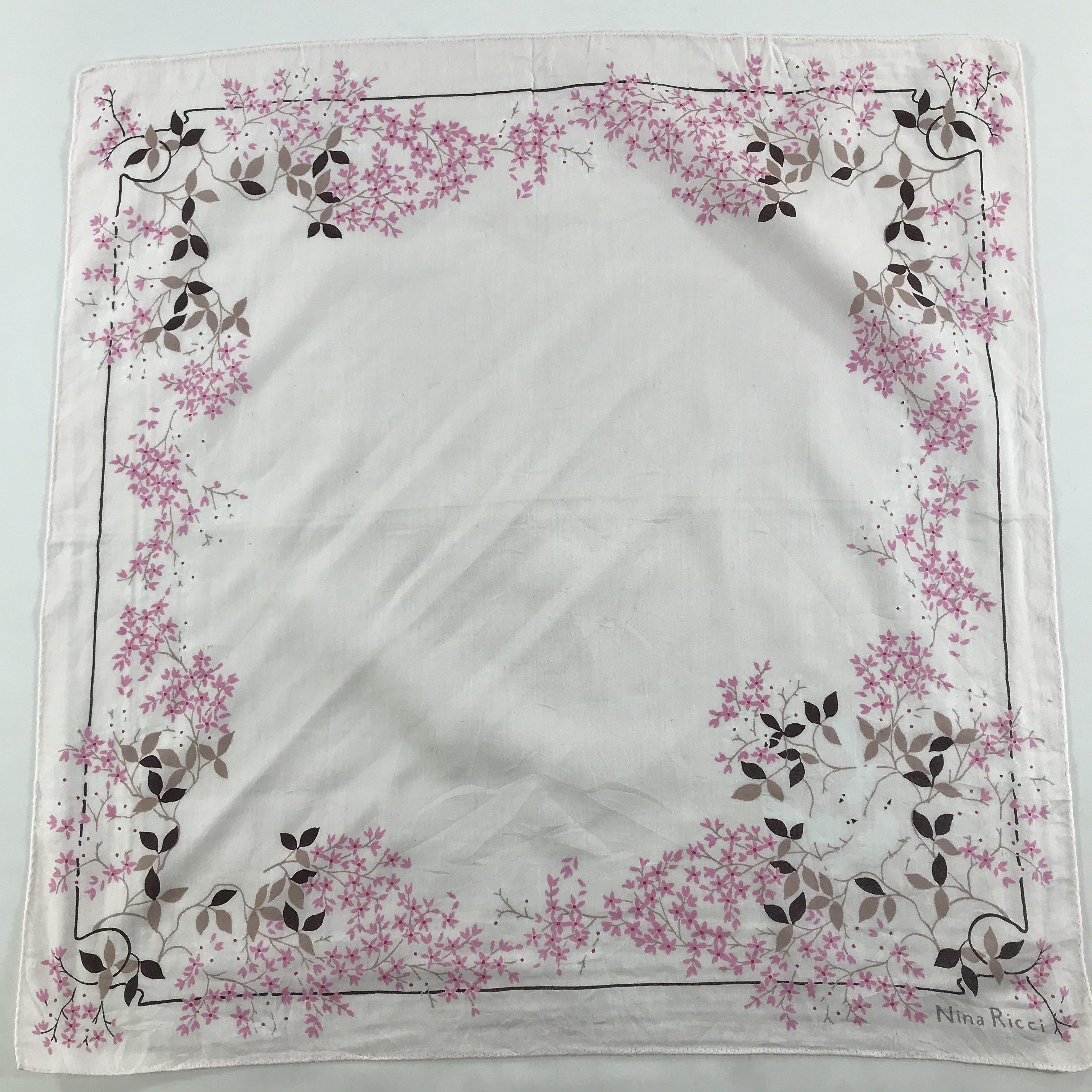 Nina Ricci × Vintage Nina Ricci Bandana / Handkerchief / Neckerchief - S1210 Size ONE SIZE - 1 Thumbnail
