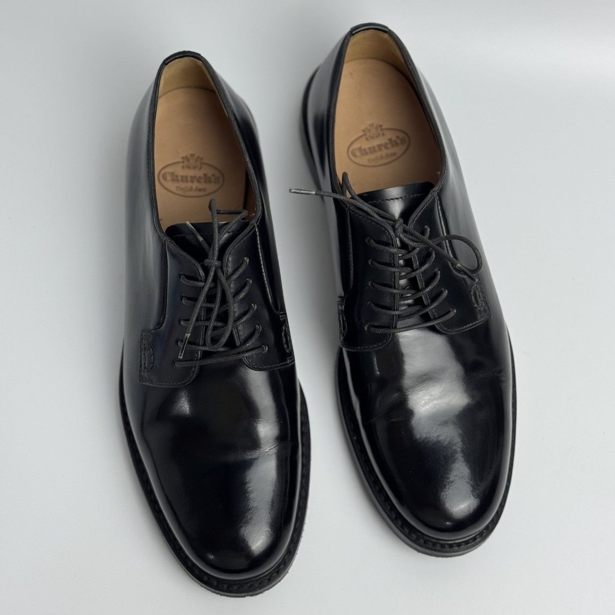 Church's Church’s Shannon 2 WR Derby Polished Black Womens Shoes🖤🔥 Size US 8 / IT 38 - 2 Thumbnail