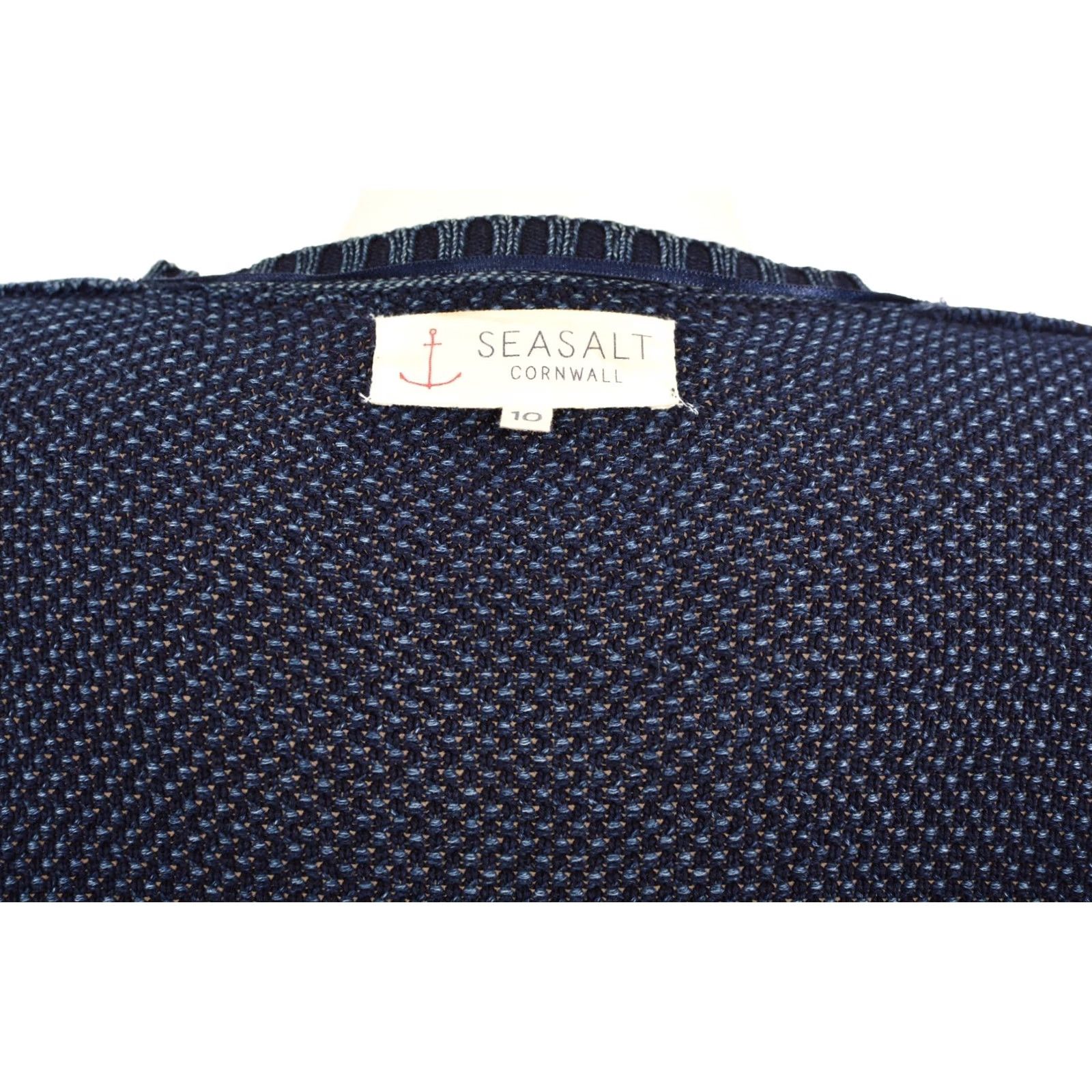 Vintage Seasalt Cornwall Luma Indigo Cotton Open Cardigan Women Cardigan EU 38 UK 10 Long Sleeve Blue 100% Cotton Vintage? Size L / US 10 / IT 46 - 4 Thumbnail