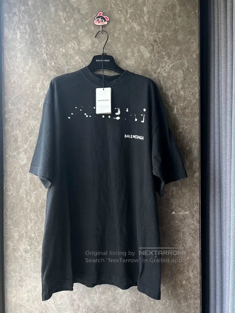 Balenciaga Balenciaga Model Graffiti Short Sleeve T-Shirt, Size Xs Size US XS / EU 42 / 0 - 1 Thumbnail