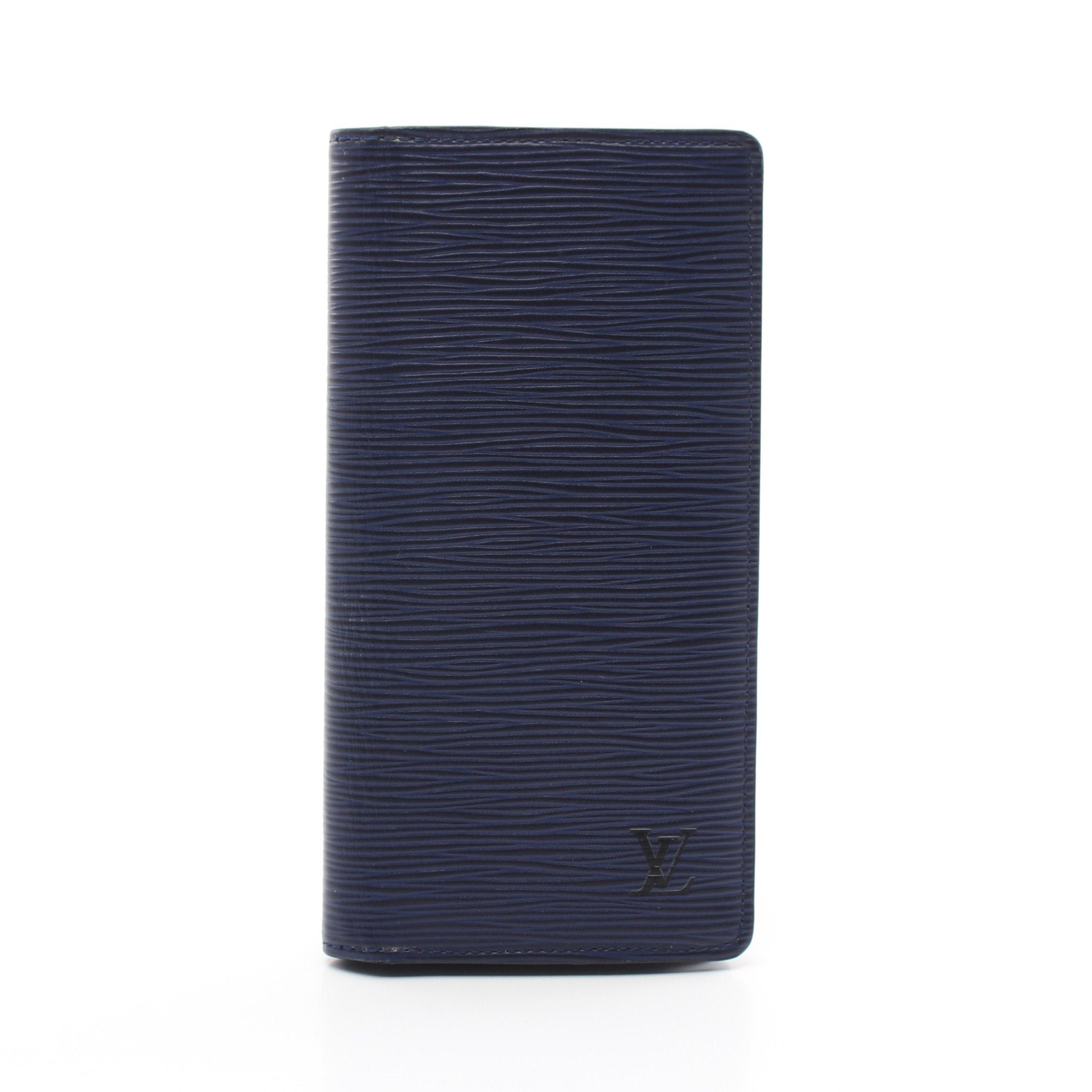 Louis Vuitton Louis Vuitton Portefeuil Brother Epi Monogram Eclipse Bi-Fold Long Wallet Leather Navy Light Gray Black Size ONE SIZE - 1 Thumbnail