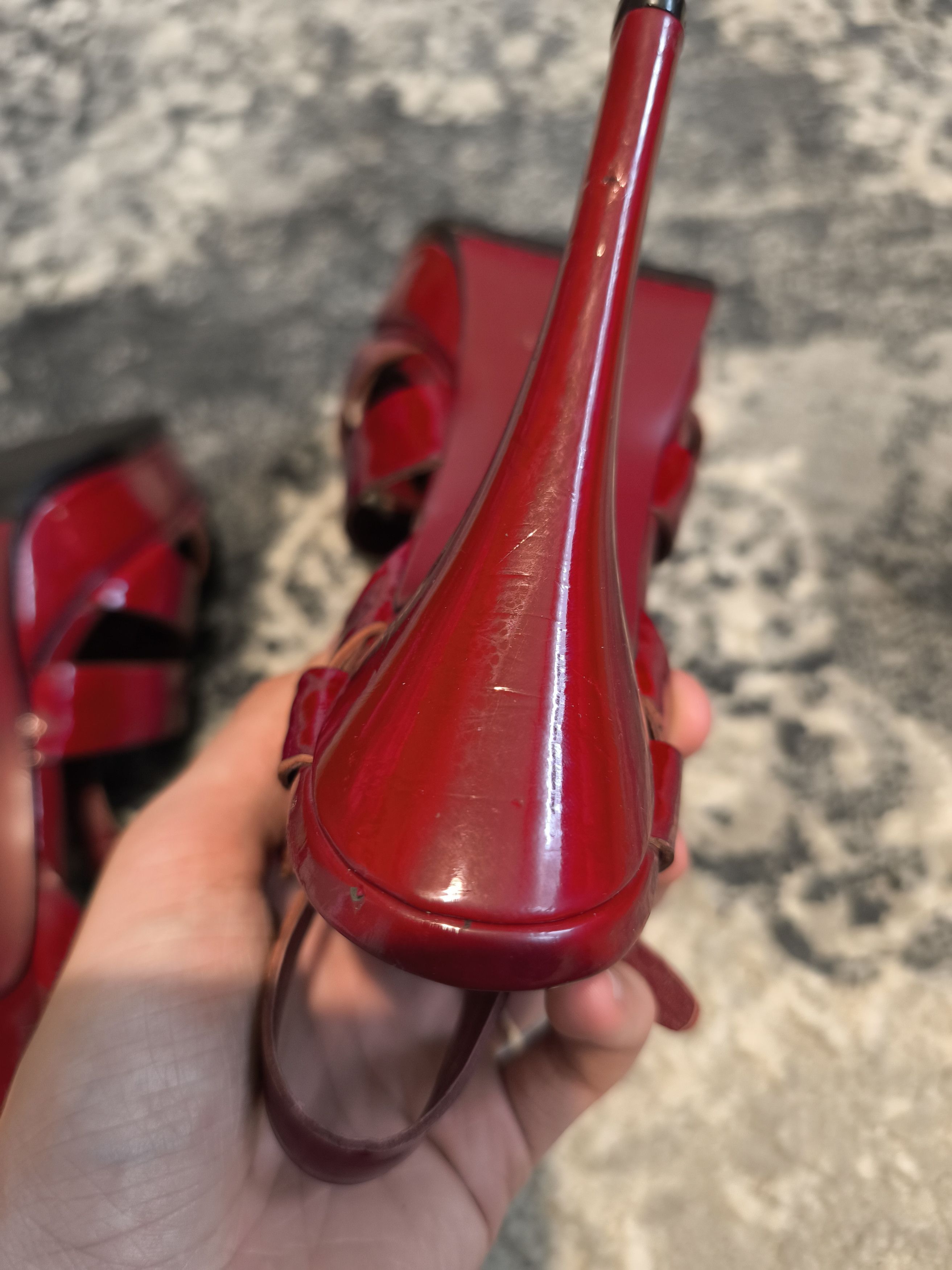 Yves Saint Laurent YSL Tribute high heel 100 leather made in italy Size US 8 / IT 38 - 8 Thumbnail