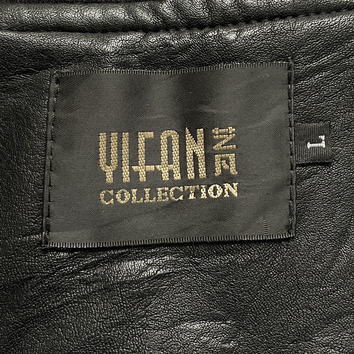 Japanese Brand Vintage Japanese Brand Yifan Leather Parka 2000s Size US L / EU 52-54 / 3 - 8 Thumbnail